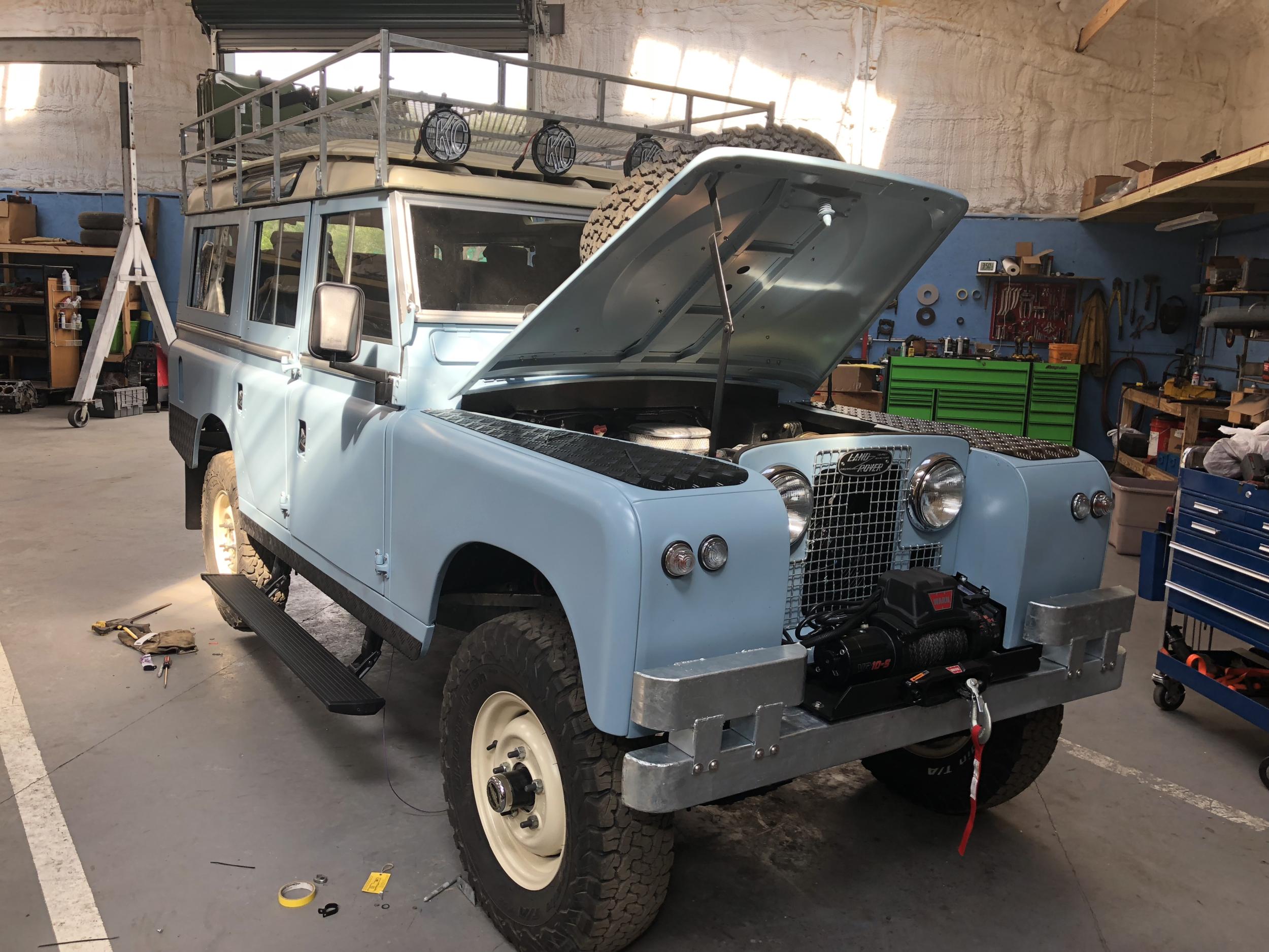 Restored 1962 Land Rover Series IIA 109