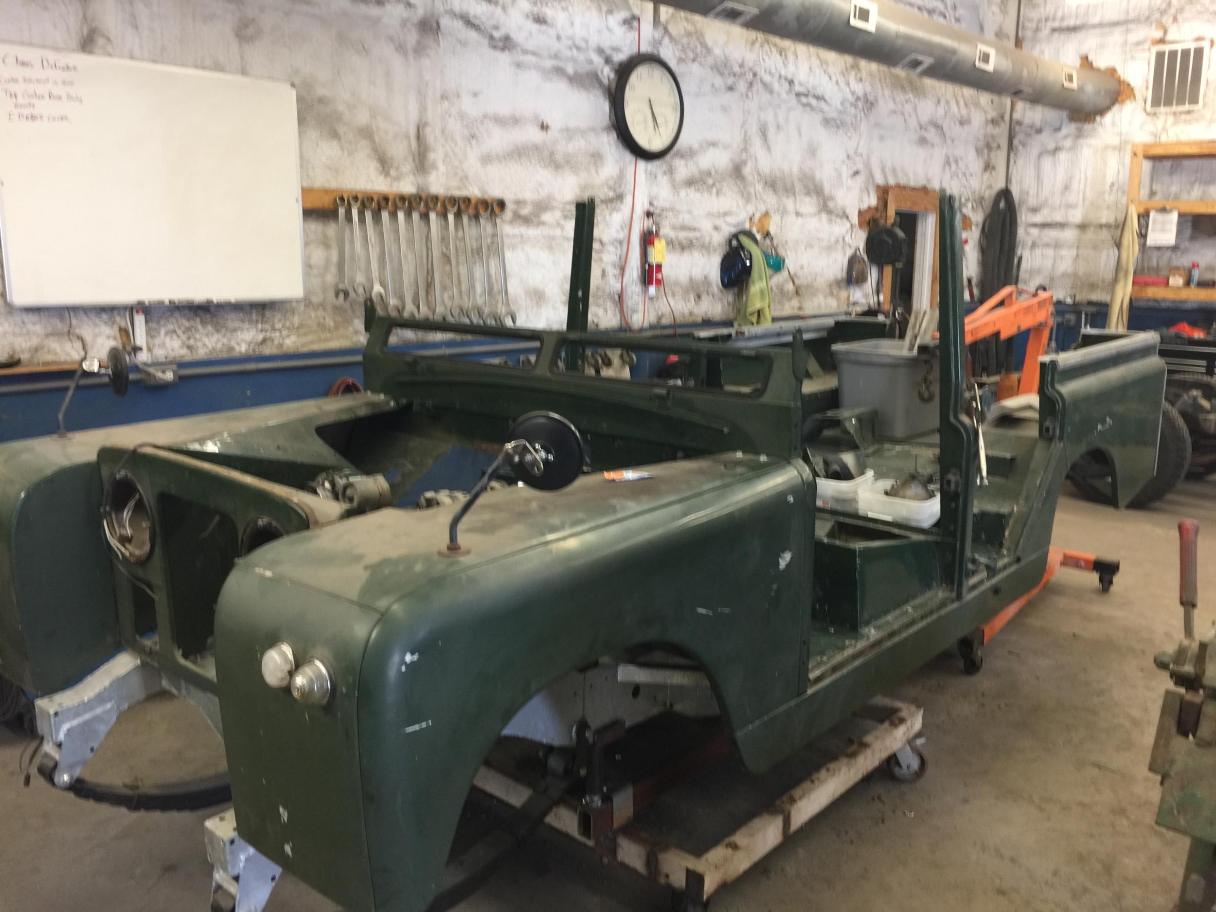 Restored 1962 Land Rover Series IIA 109