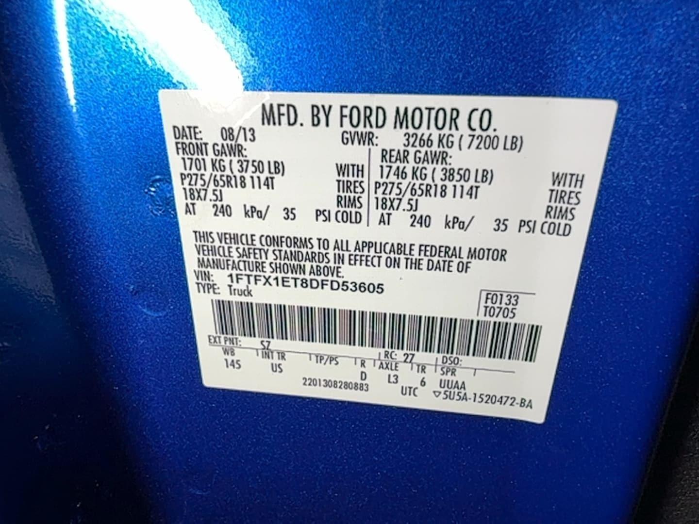 2013 Ford F-150 XLT