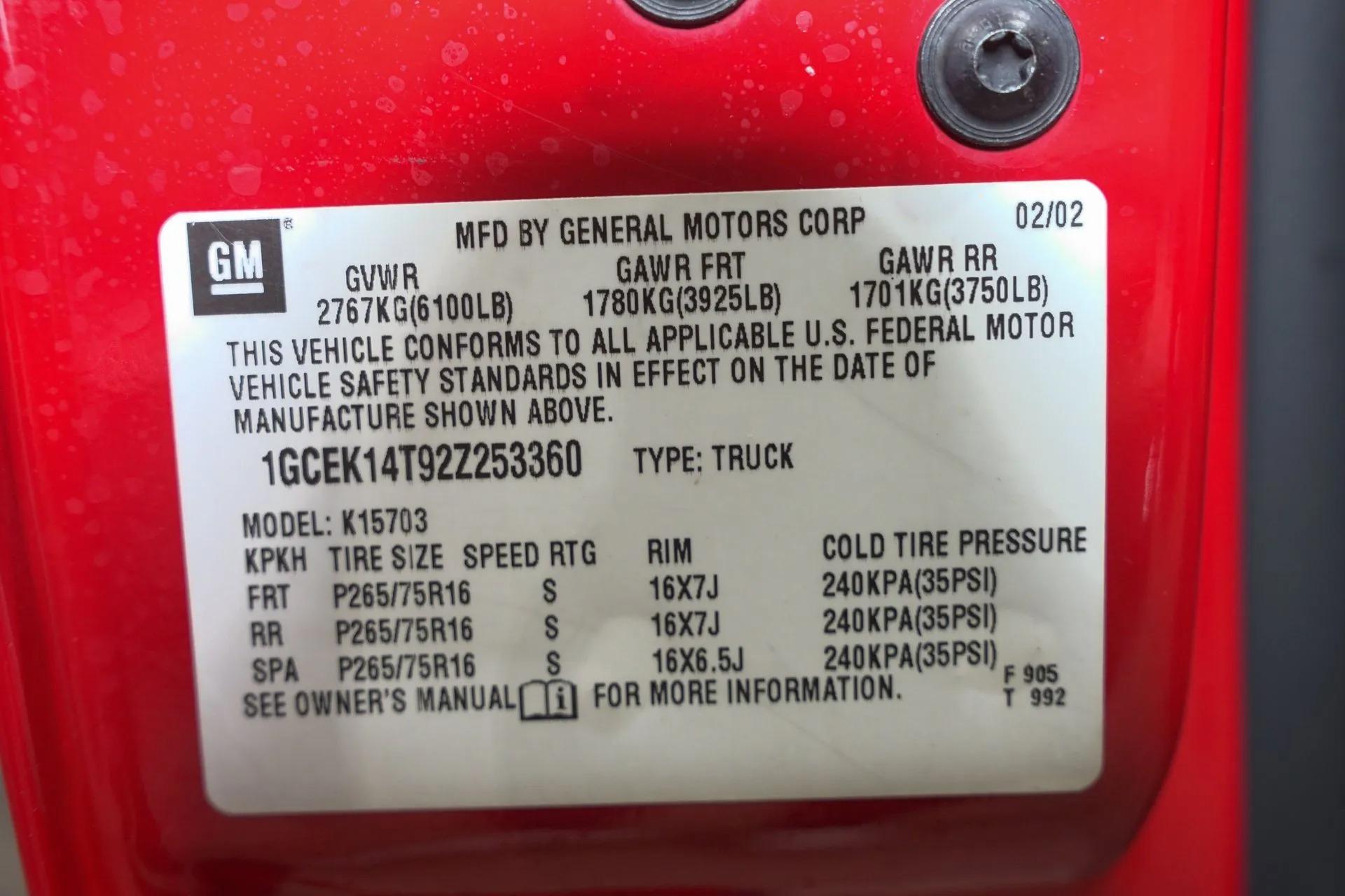 2002 Chevrolet Silverado 1500 LS Z71