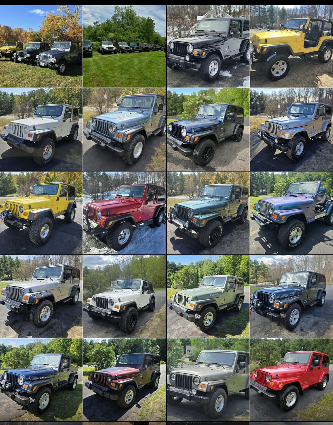 Restored 2001 Jeep Wrangler Sahara