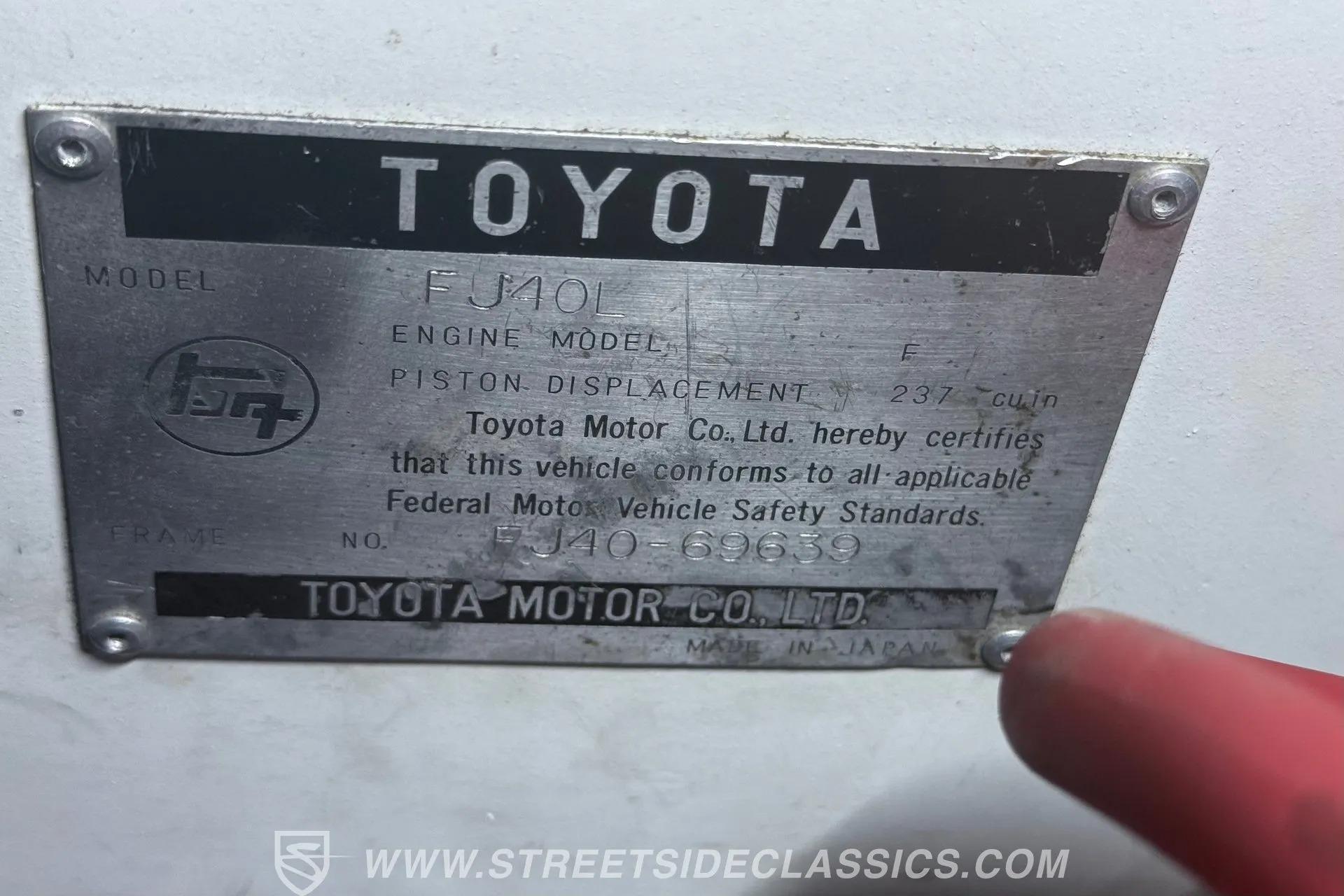 1969 Toyota Land Cruiser FJ40