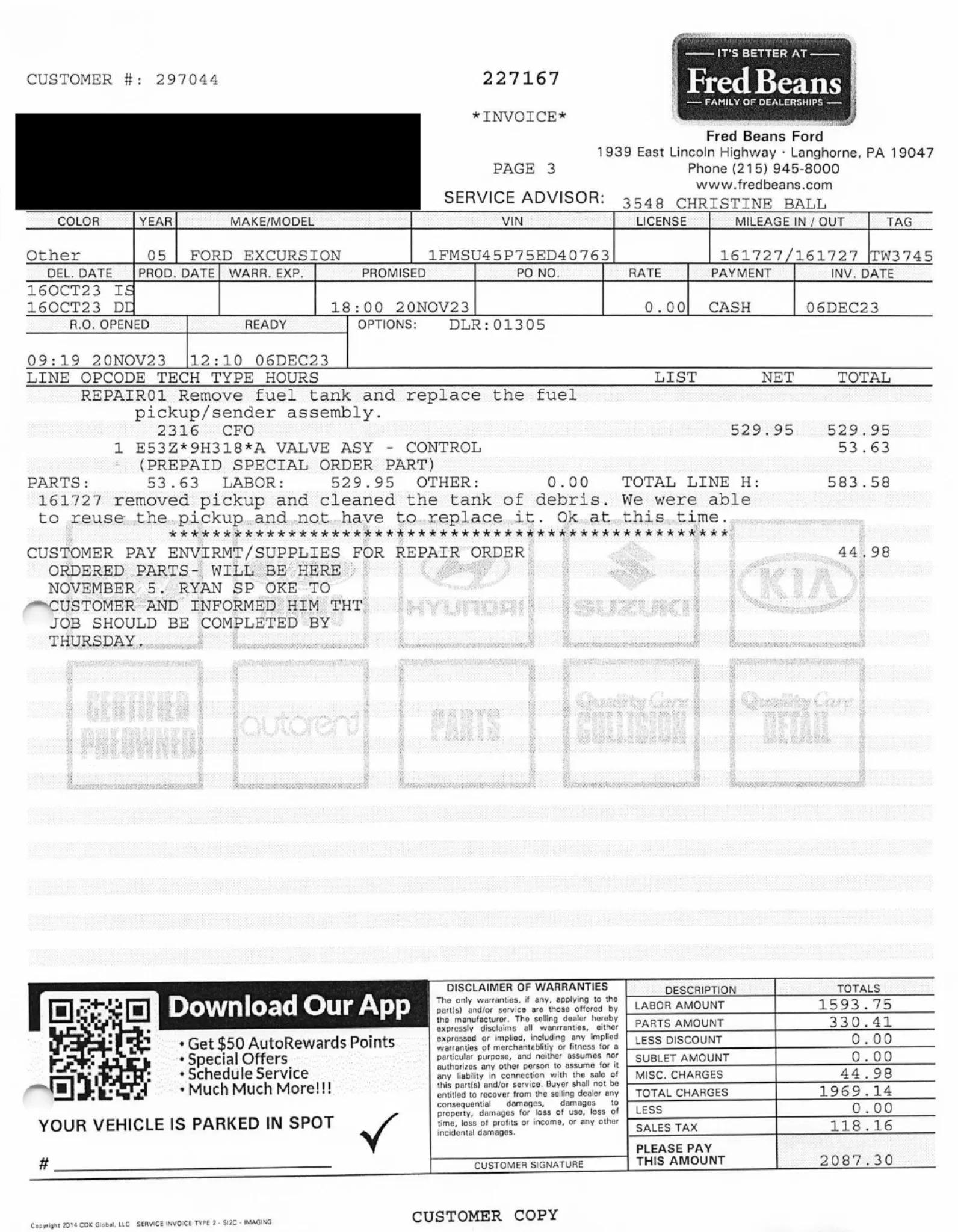 2005 Ford Excursion Eddie Bauer Power Stroke 4×4