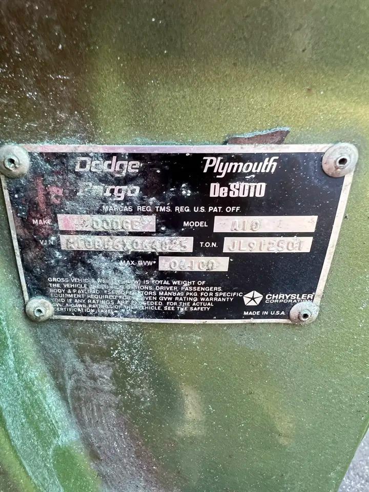 1976 Dodge Ramcharger