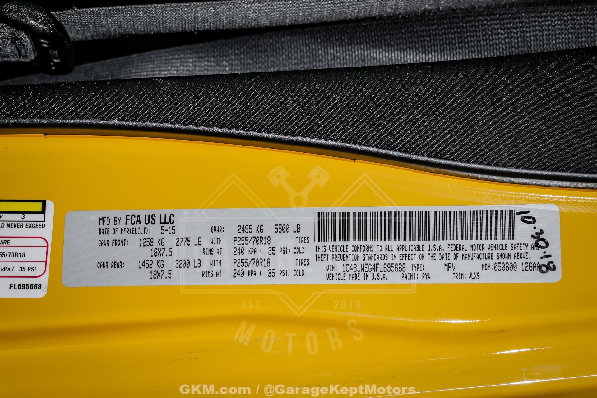 2015 Jeep Wrangler Unlimited Altitude