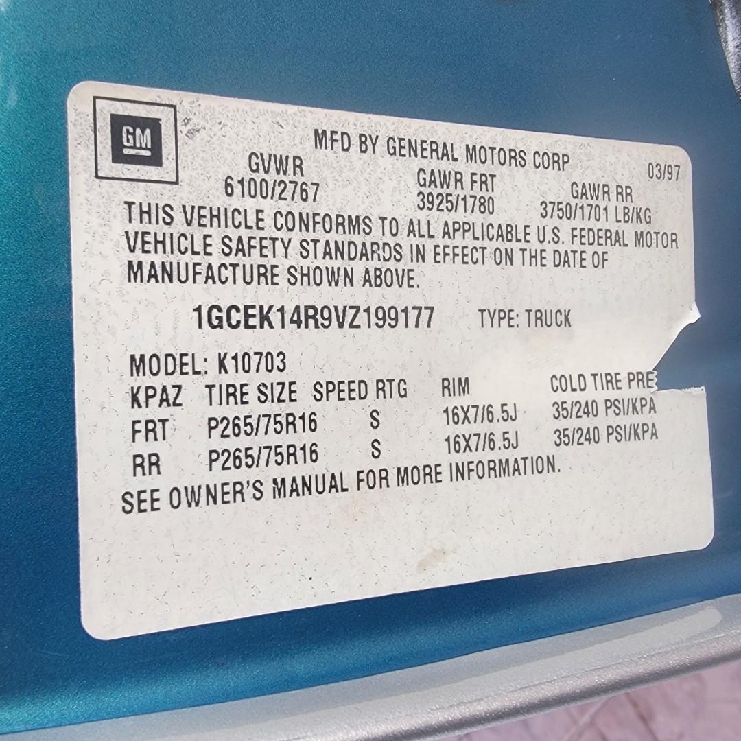 1997 Chevy K1500 Silverado Z71