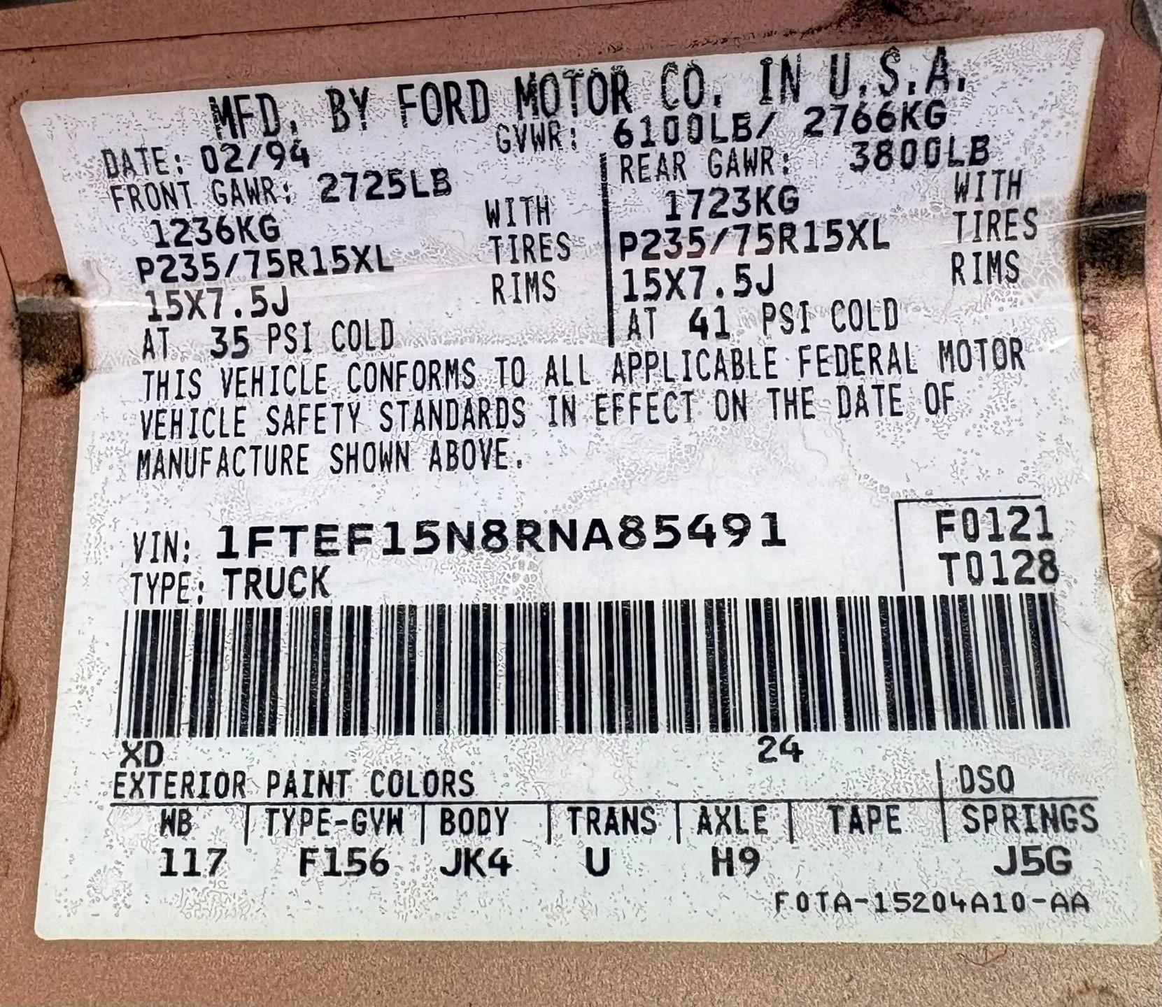 1994 Ford F-150 XLT