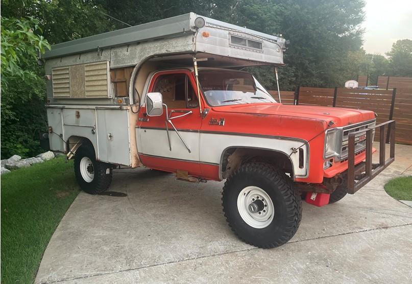 1976 GMC K25 + Alaskan Camper - 4