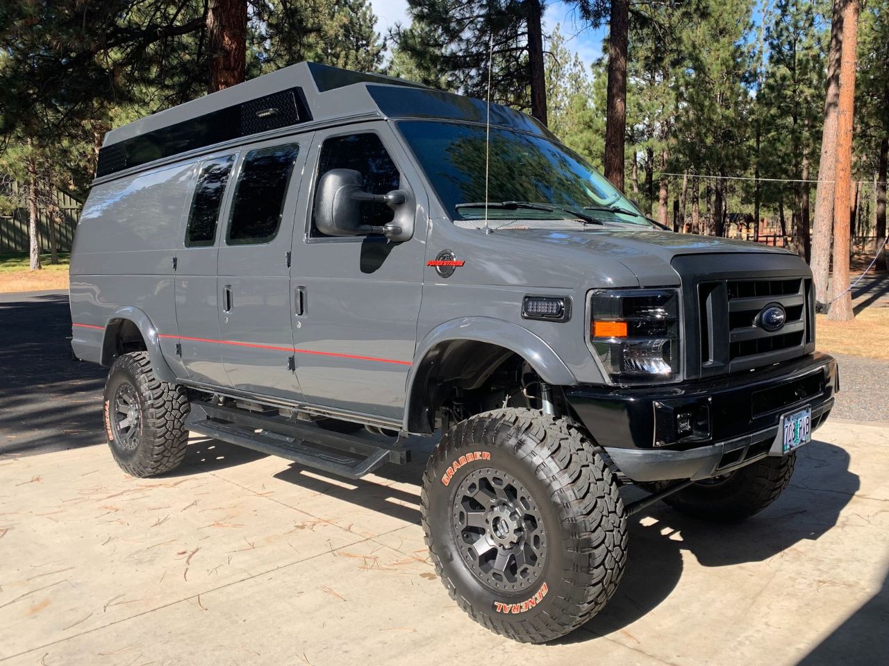 Sold: Custom 2009 Ford E-350 4×4 Camper Conversion-1