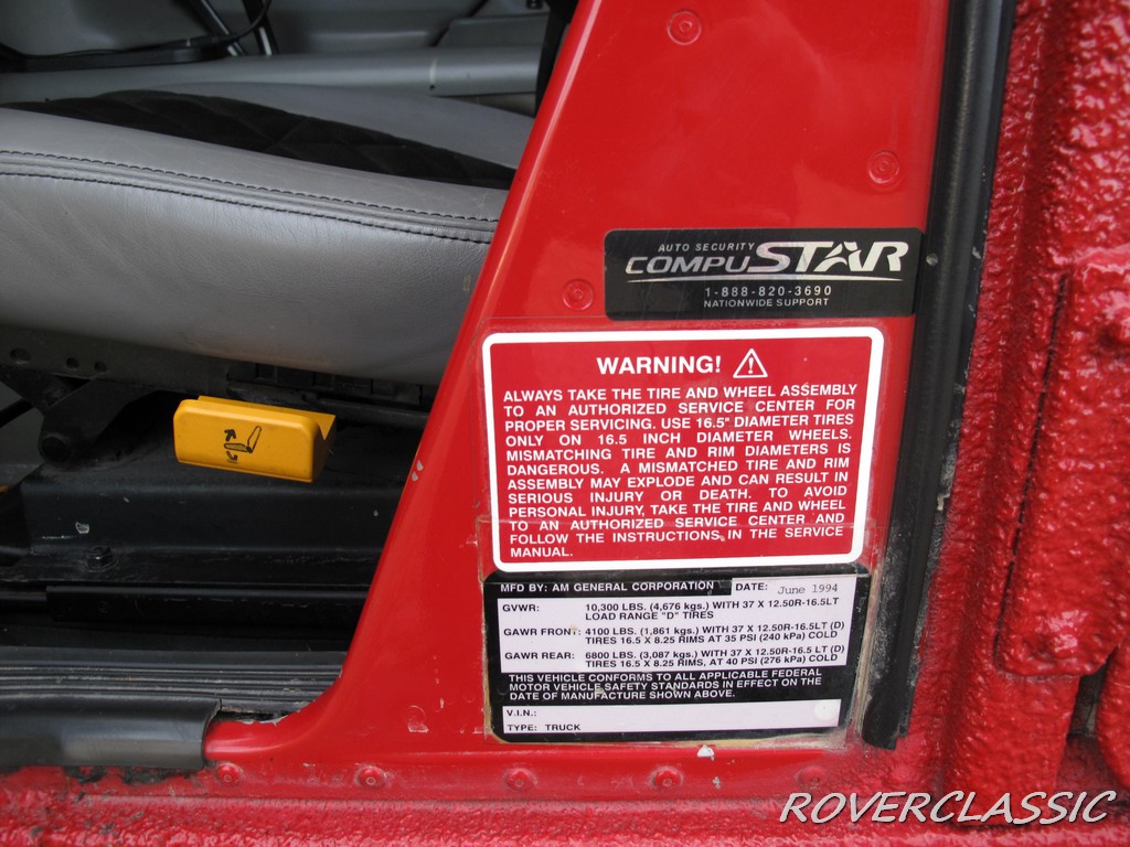 Sold: Supercharged 1994 AM General Hummer H1