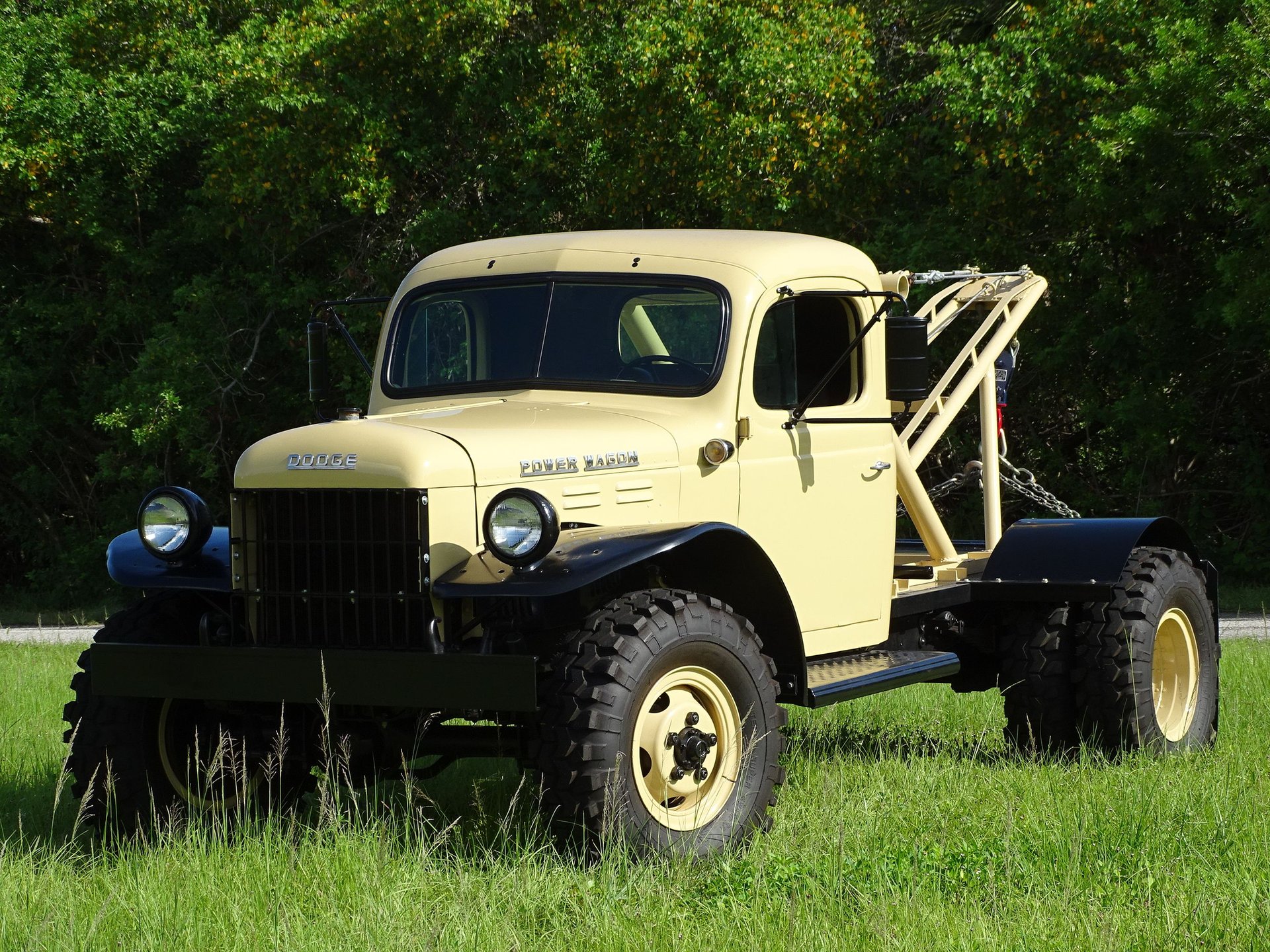 Sold: 1945 Dodge Power Wagon Tow Truck