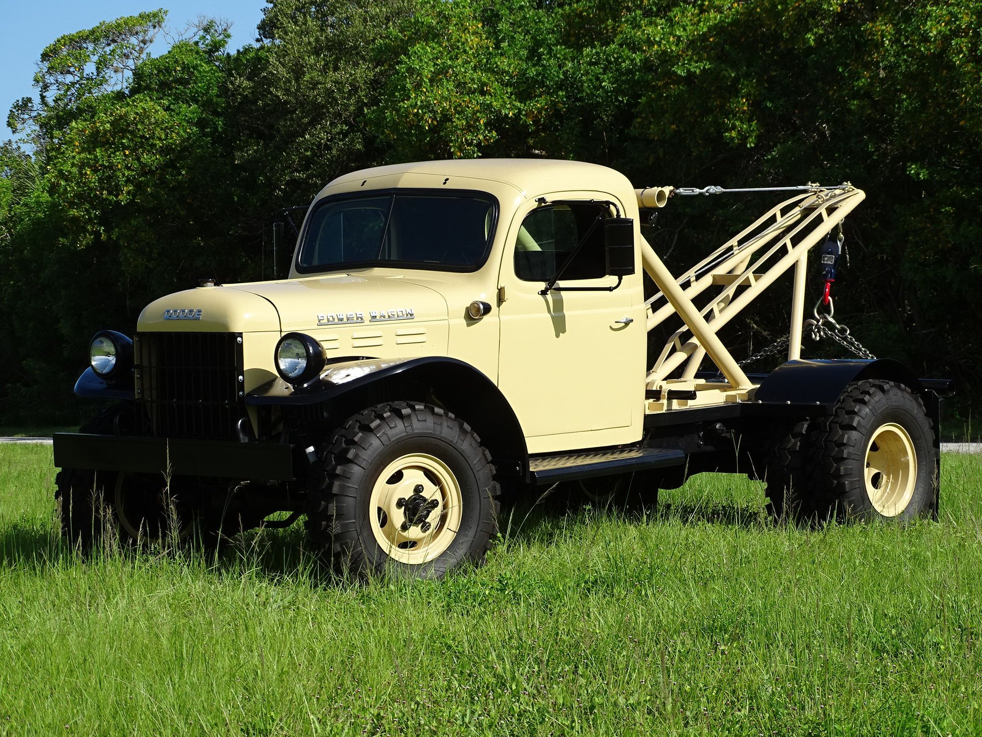 Sold: 1945 Dodge Power Wagon Tow Truck