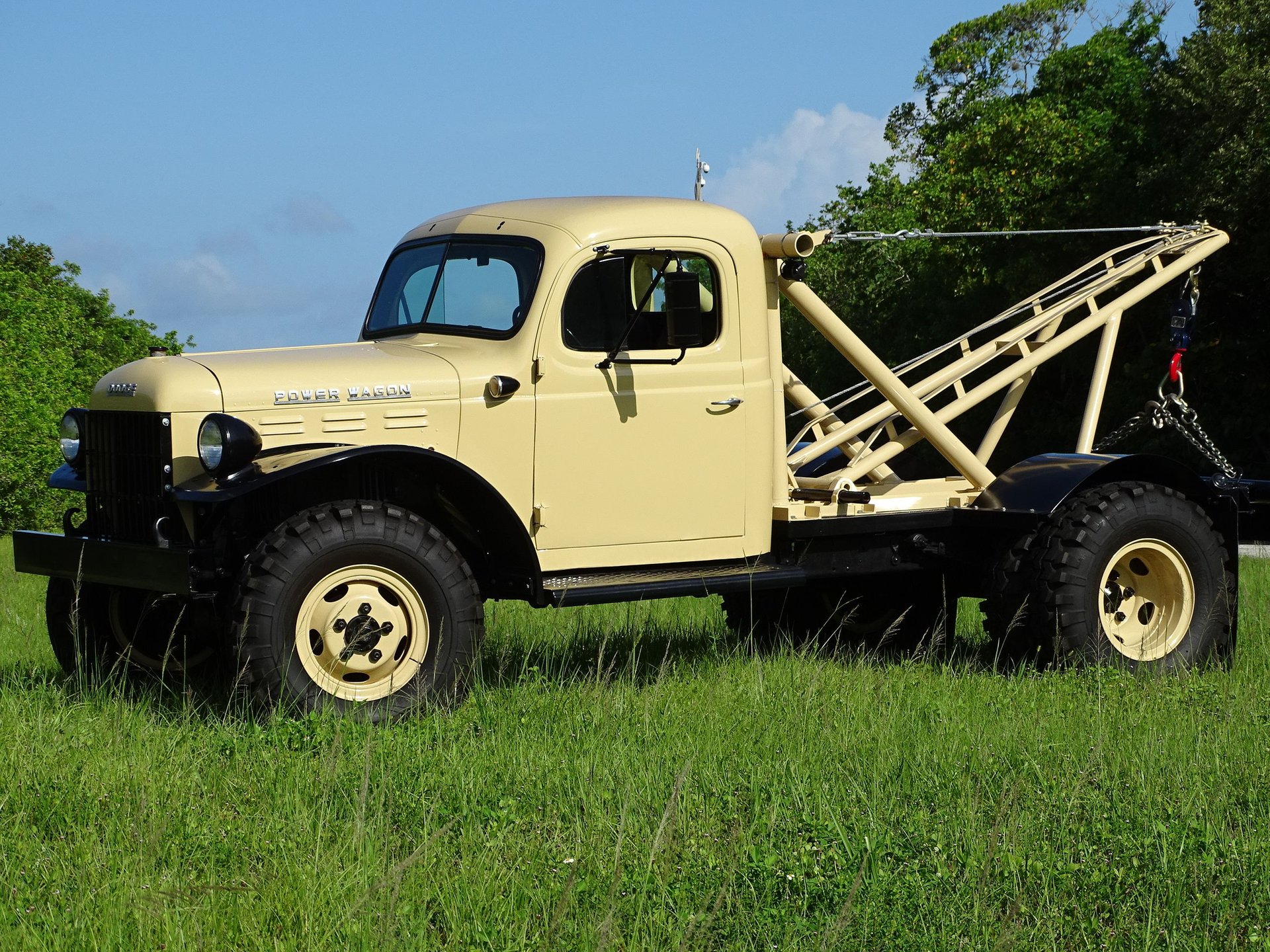 Sold: 1945 Dodge Power Wagon Tow Truck