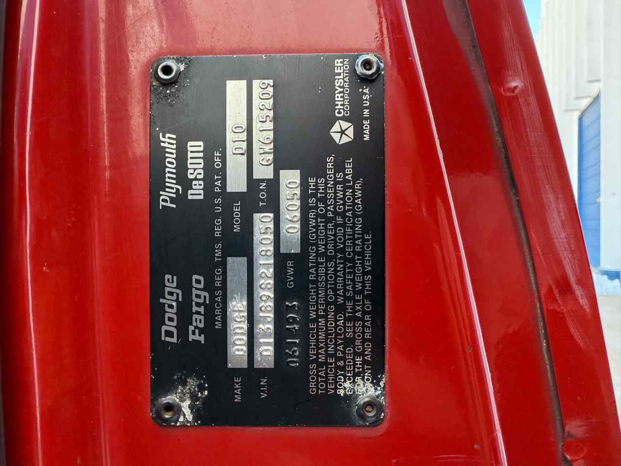 1979 Dodge Li'l Red Truck Express