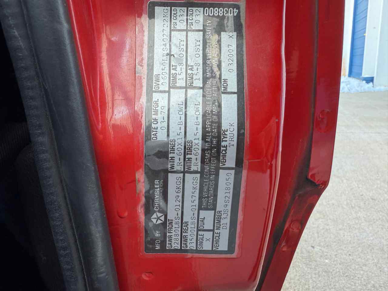 1979 Dodge Li'l Red Truck Express