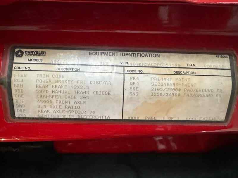 1993 Dodge Ram 250 LE Cummins - 2