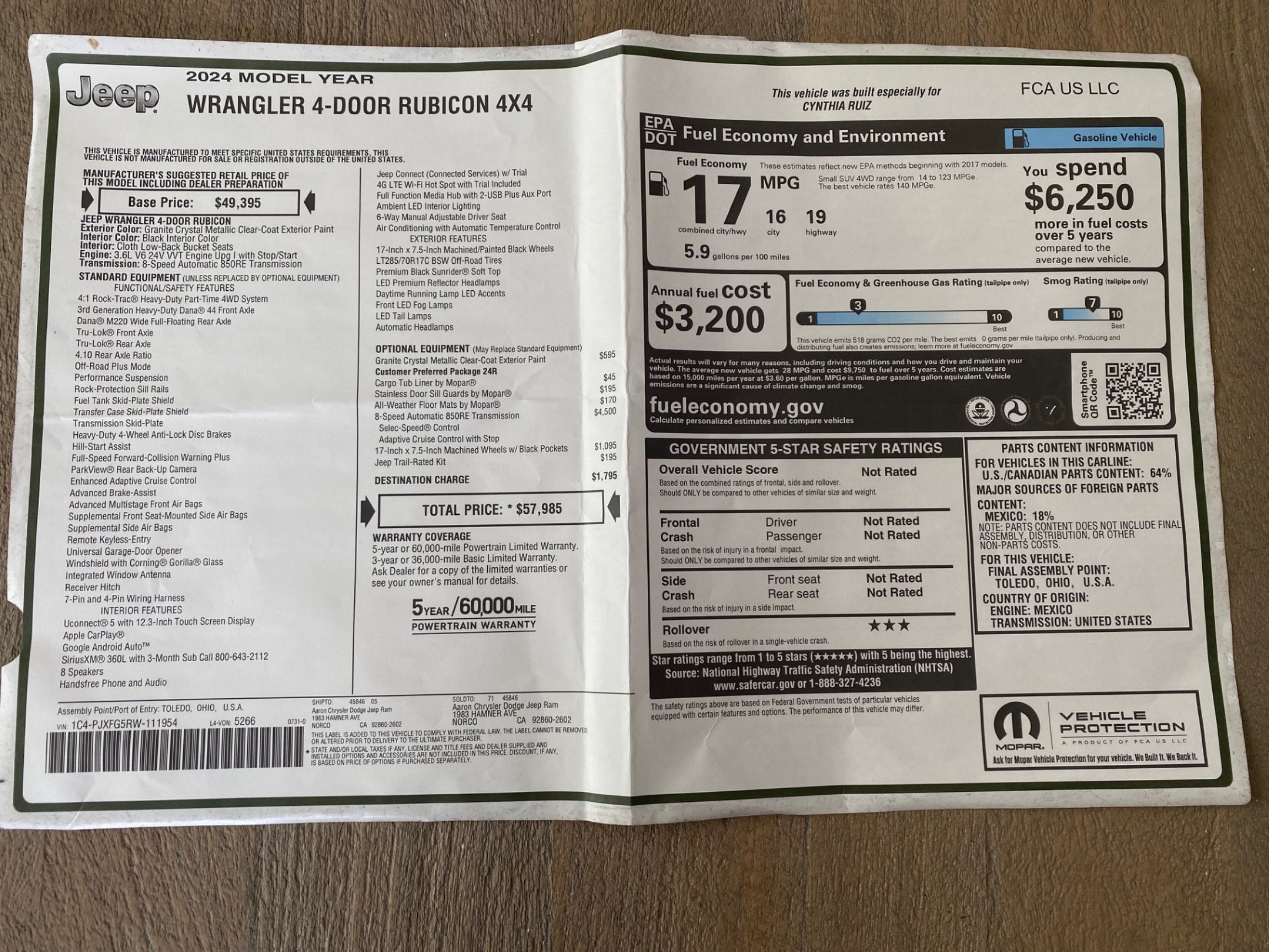 Sold: Modified 2024 Jeep Wrangler Rubicon - 2