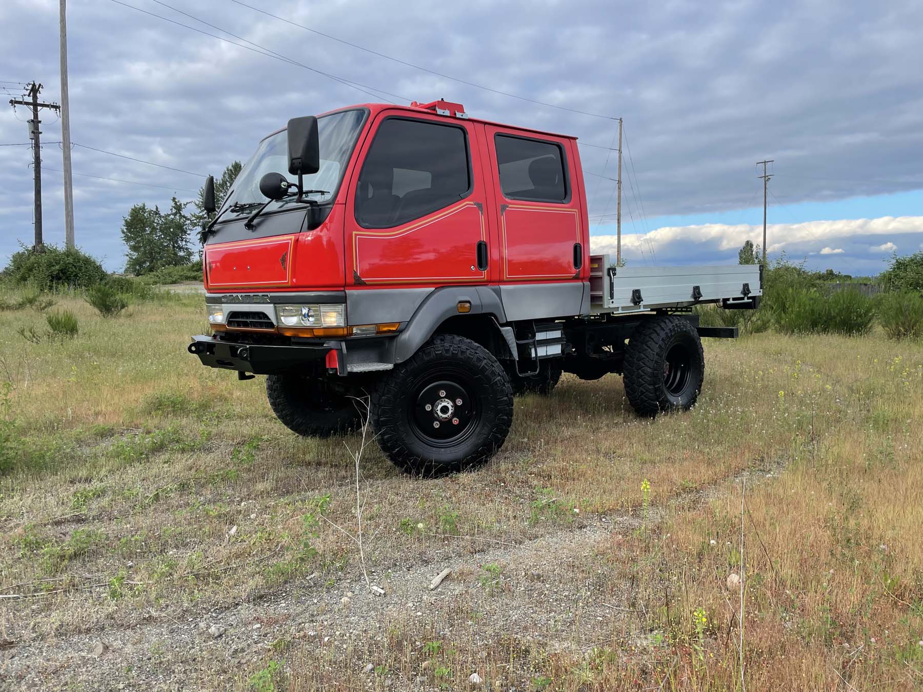 Sold: 1995 Mitsubishi Canter Doka 4x4