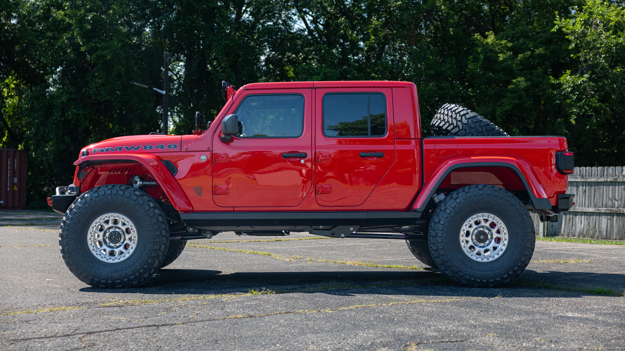 840 hp. 2024 Jeep Gladiator AMW 840