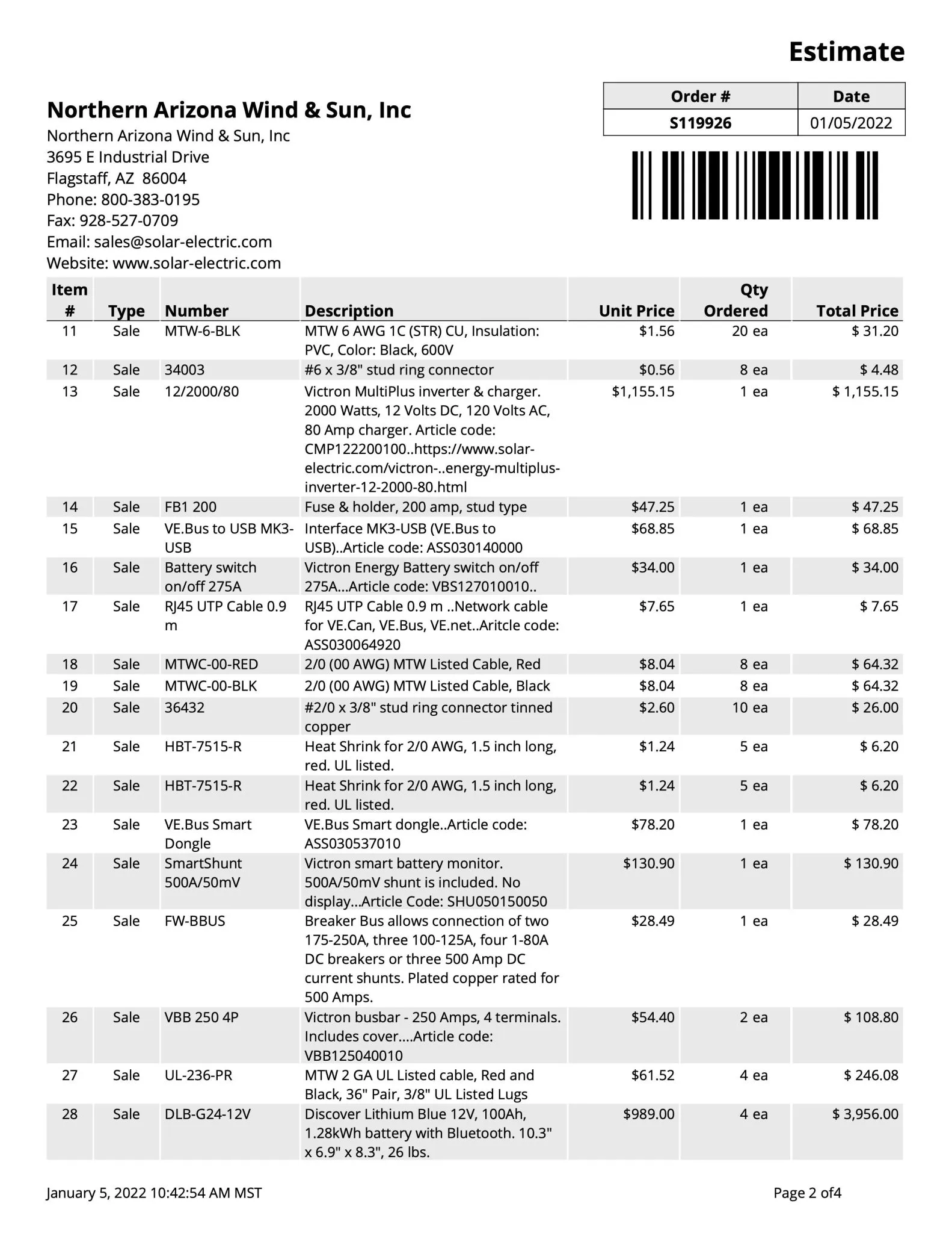 Sold: 2021 Mercedes-Benz Sprinter 2500 4×4