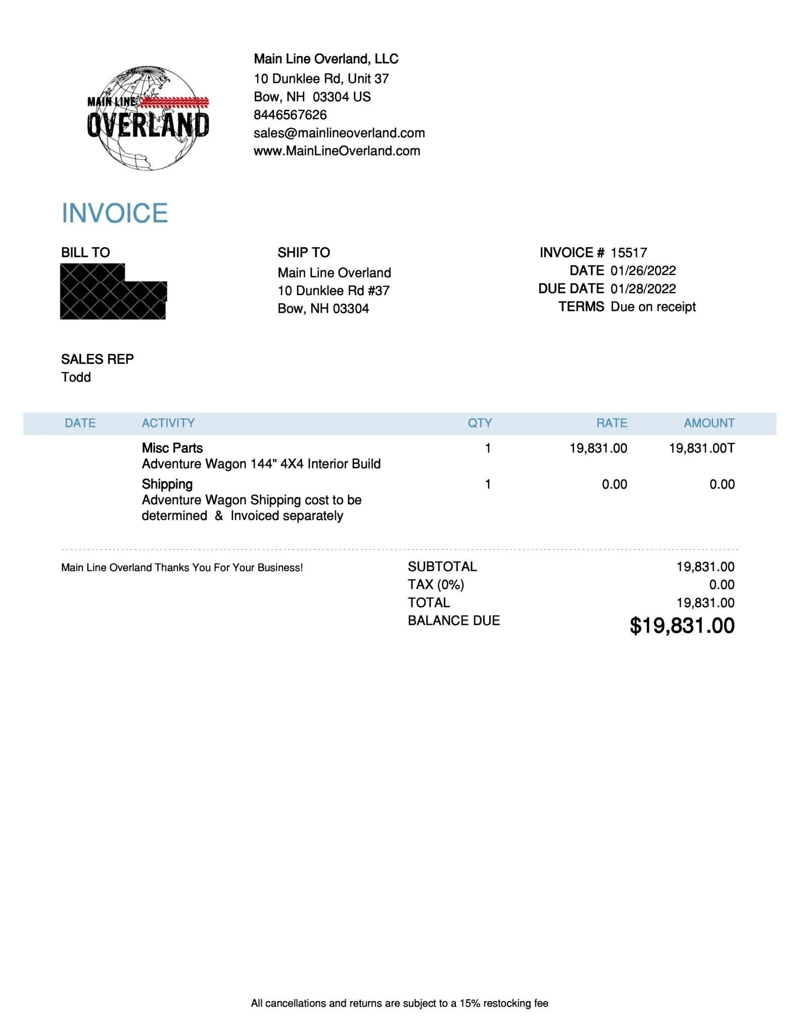 Sold: 2021 Mercedes-Benz Sprinter 2500 4×4