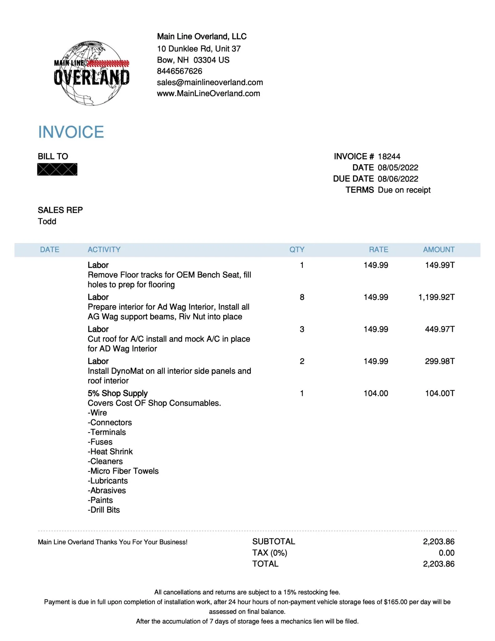 Sold: 2021 Mercedes-Benz Sprinter 2500 4×4