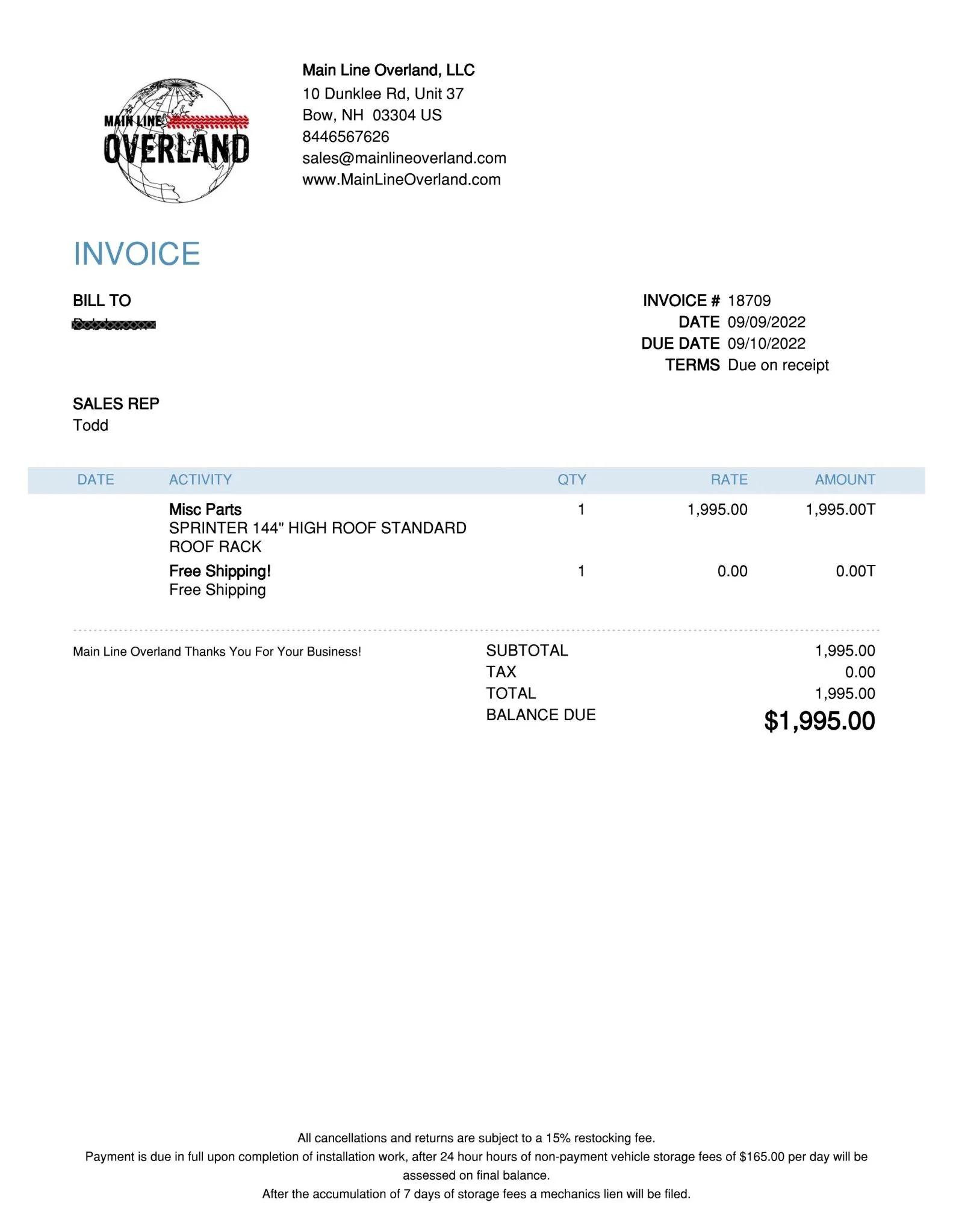 Sold: 2021 Mercedes-Benz Sprinter 2500 4×4