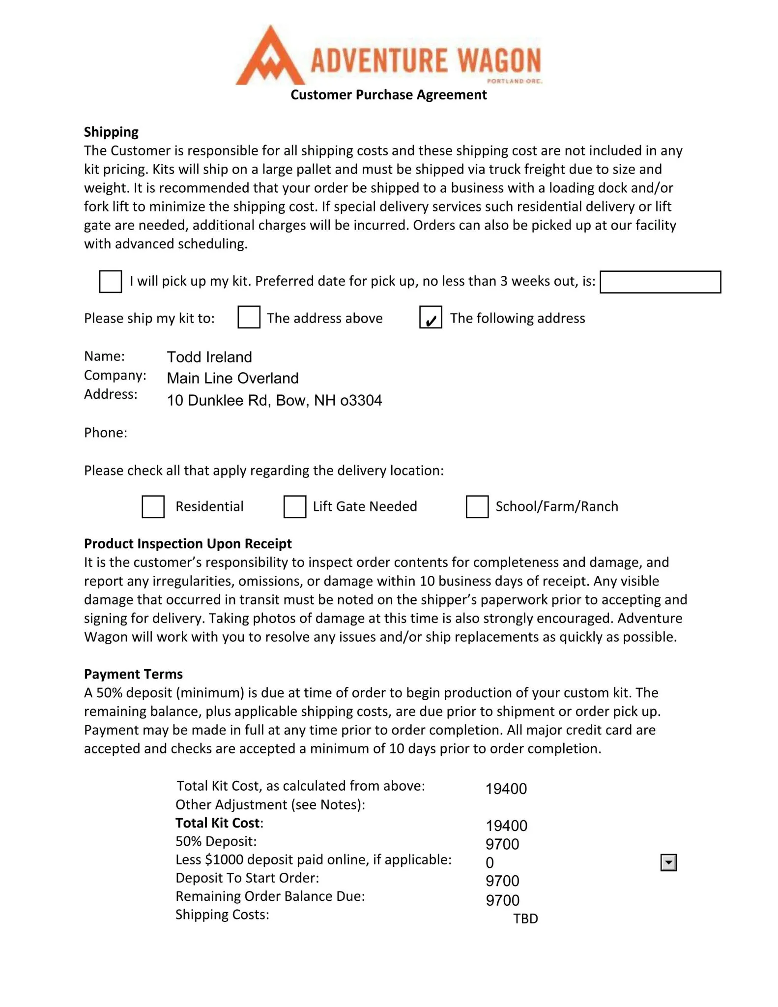 Sold: 2021 Mercedes-Benz Sprinter 2500 4×4