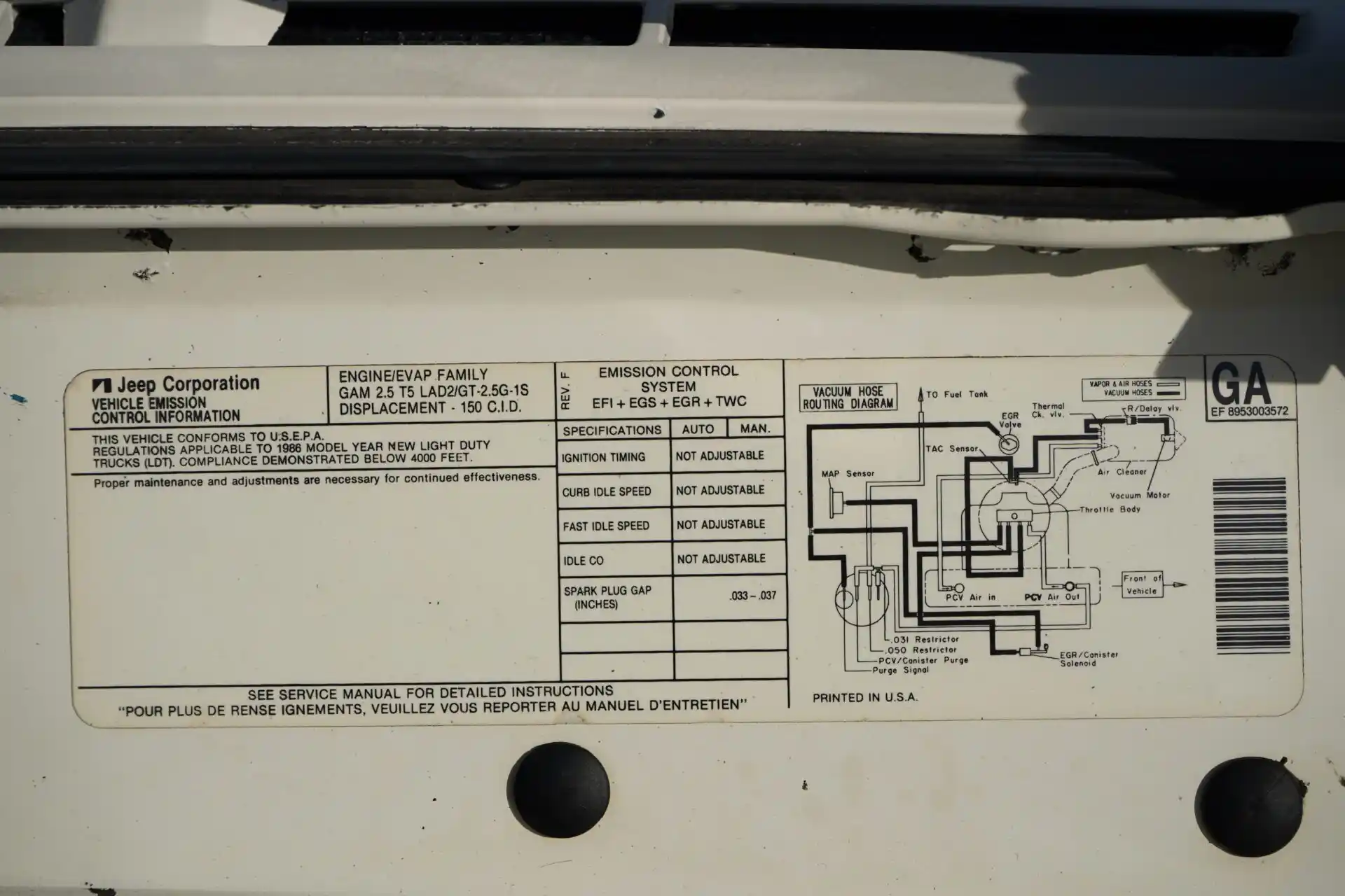 5-Speed Manual 1986 Jeep Cherokee 4×4