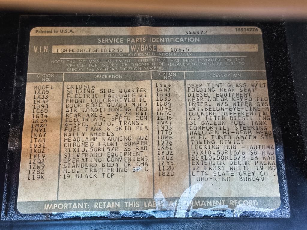 Sold: Diesel-Powered 1986 Chevrolet Blazer 4×4