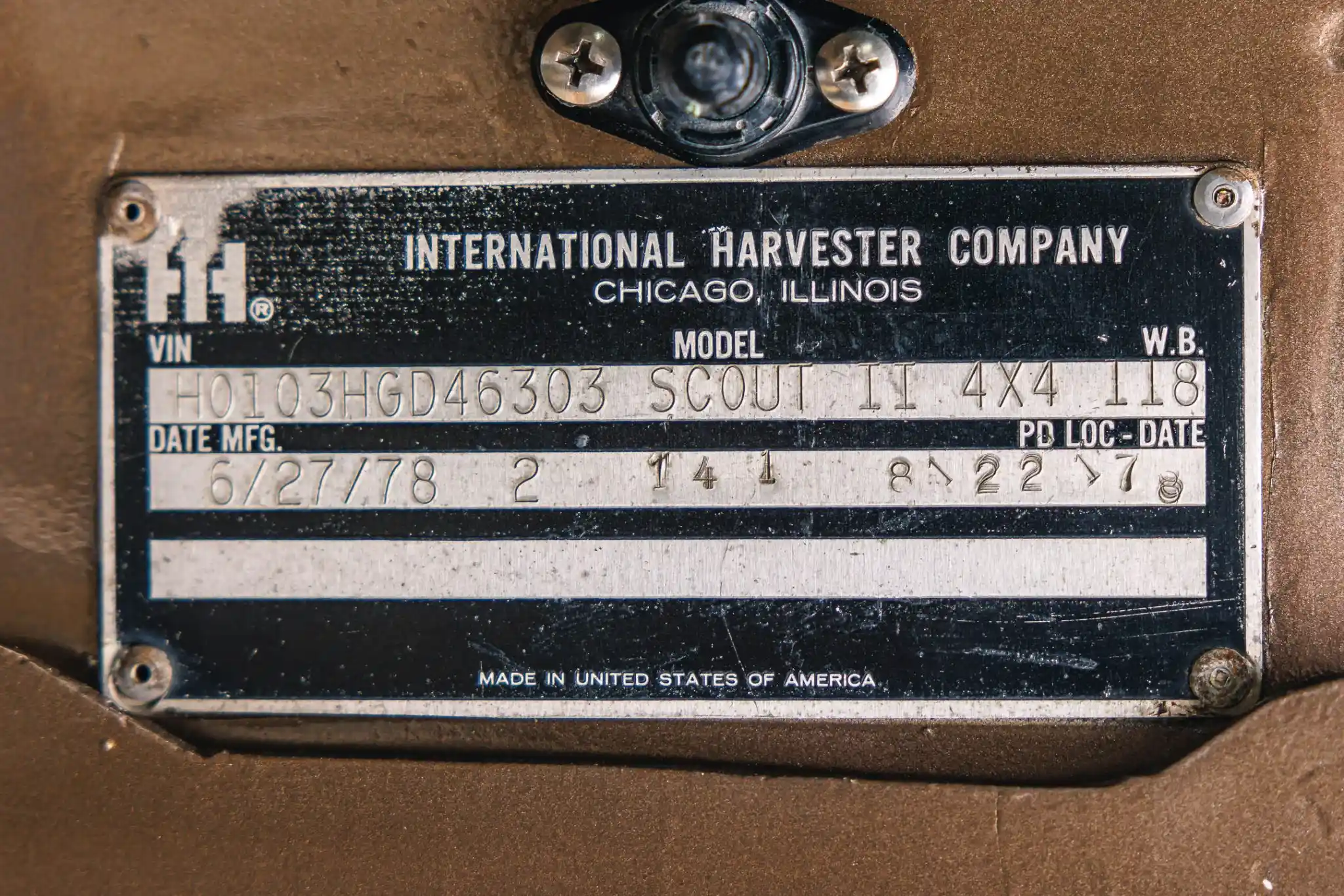 Sold: 1978 International Harvester Scout II Traveler 4×4