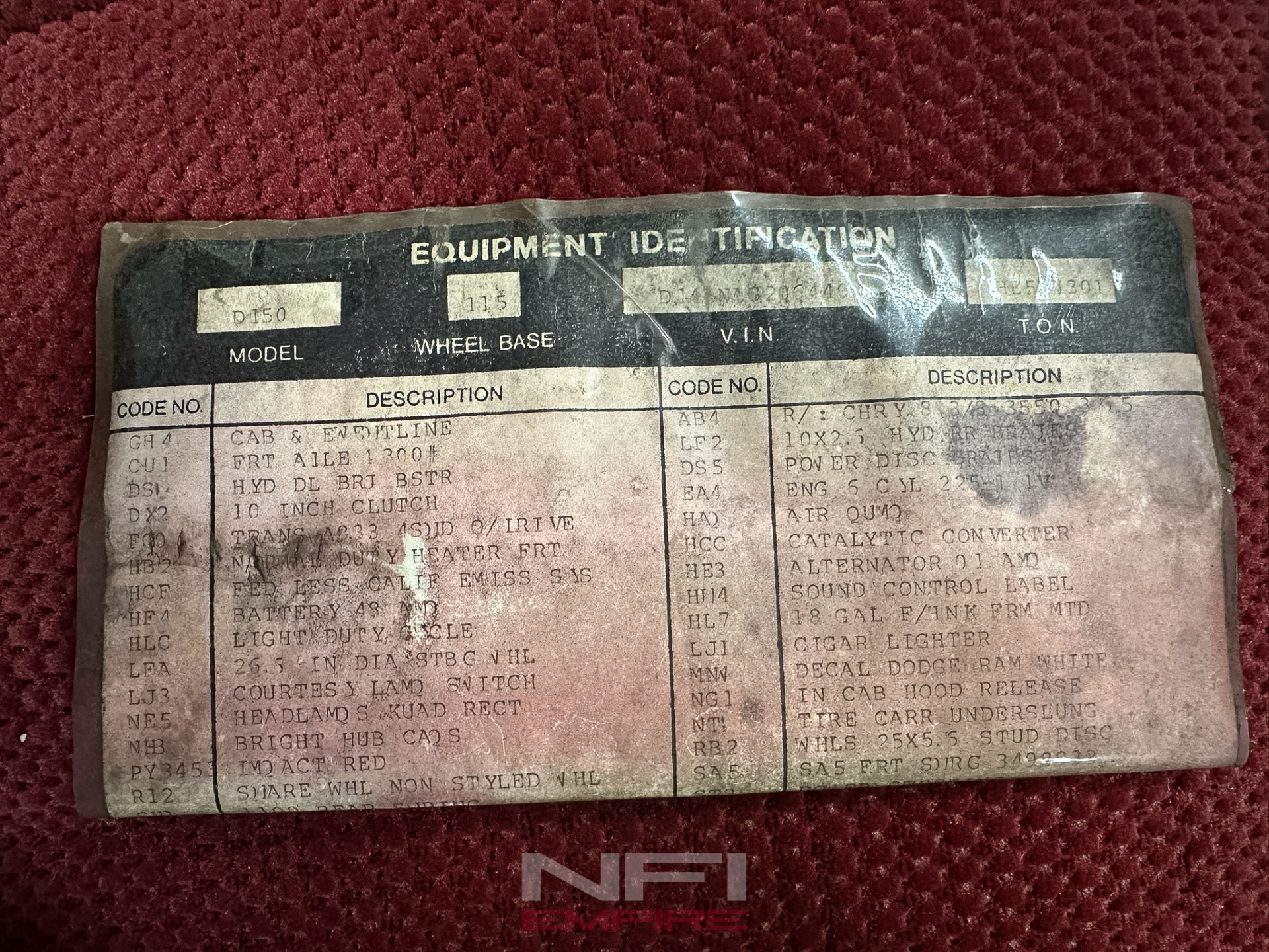 1980 Dodge D-150 Sweptline