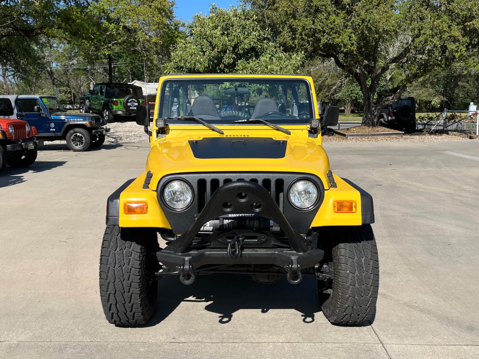 Solar Yellow 2002 Jeep Wrangler Sport