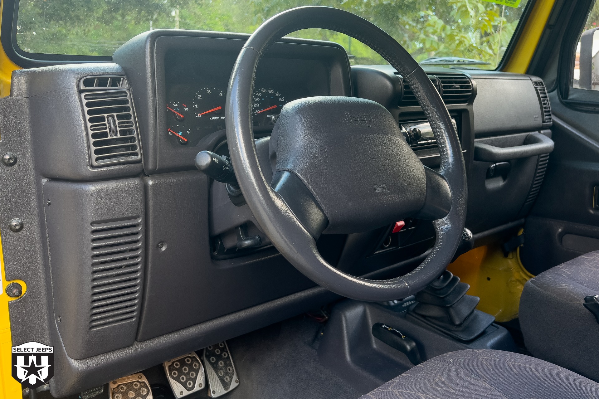 Solar Yellow 2002 Jeep Wrangler Sport