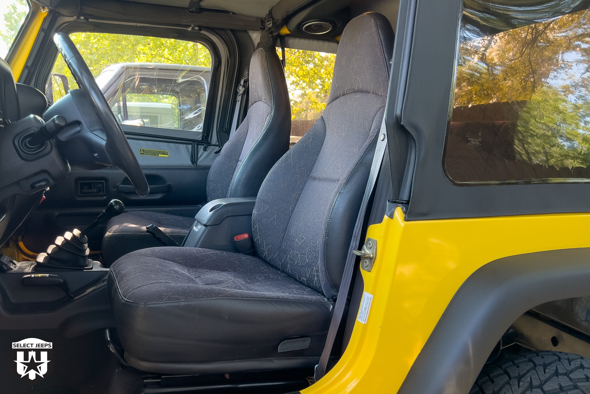 Solar Yellow 2002 Jeep Wrangler Sport