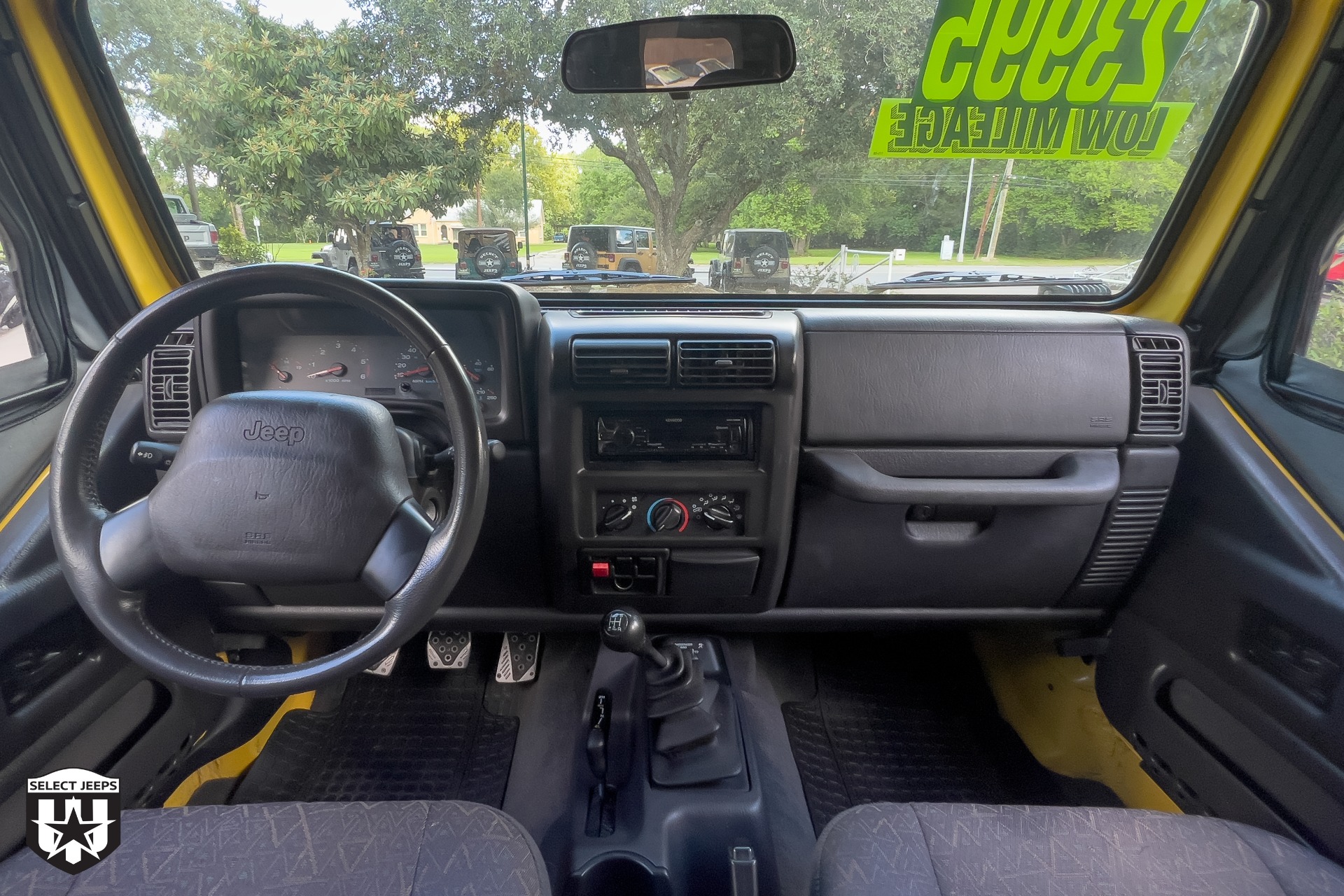 Solar Yellow 2002 Jeep Wrangler Sport