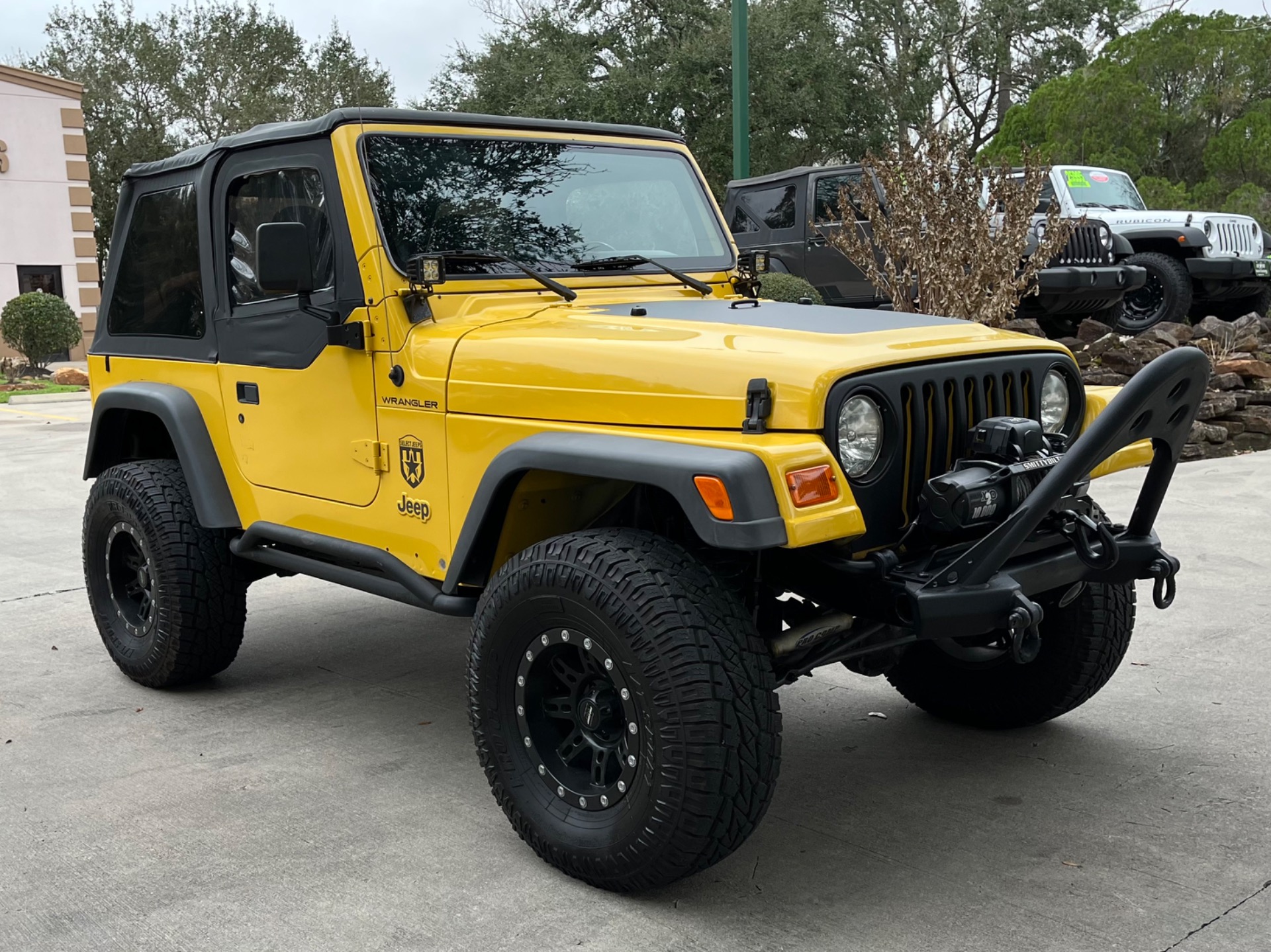 Solar Yellow 2002 Jeep Wrangler Sport