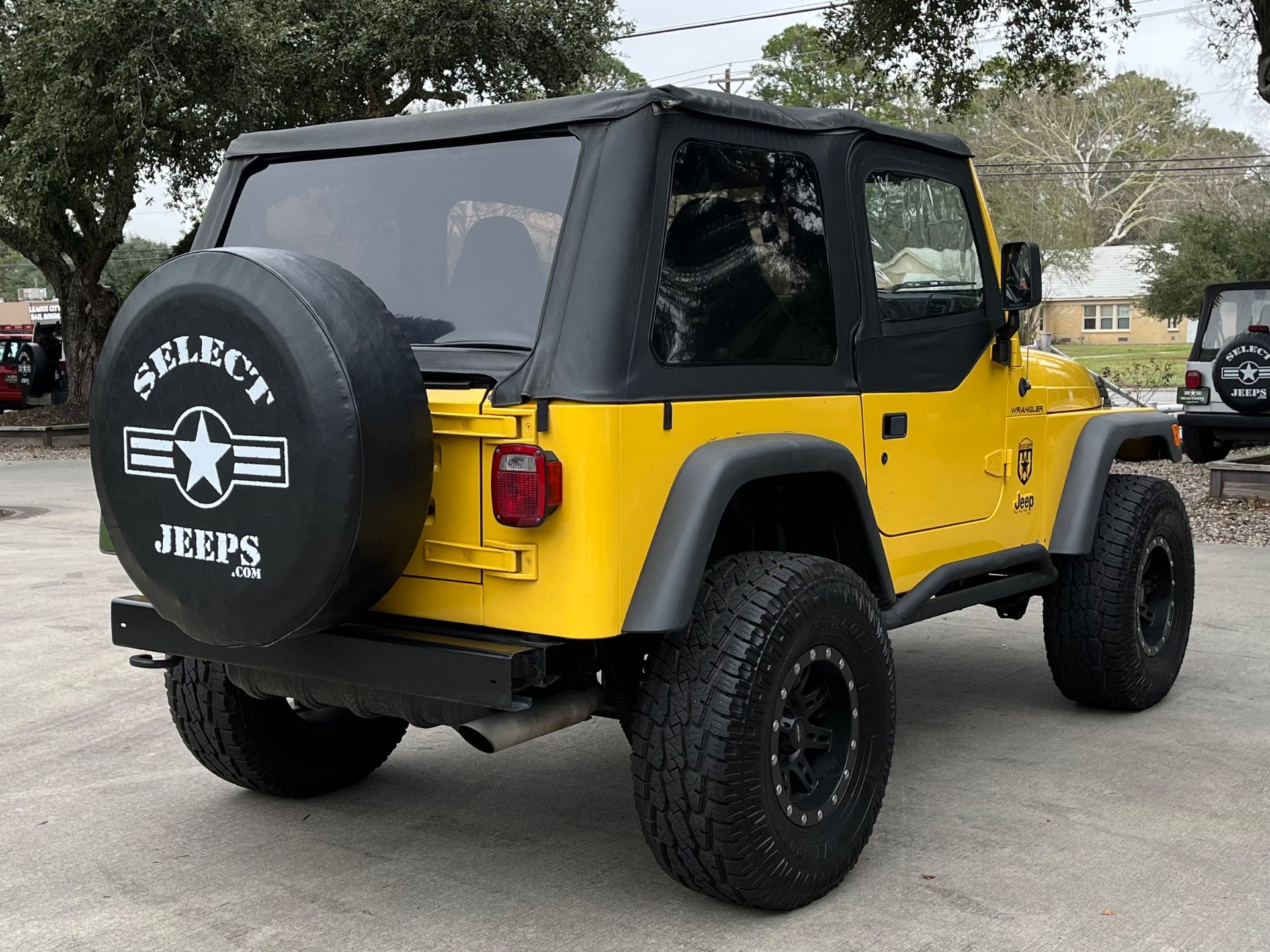Solar Yellow 2002 Jeep Wrangler Sport