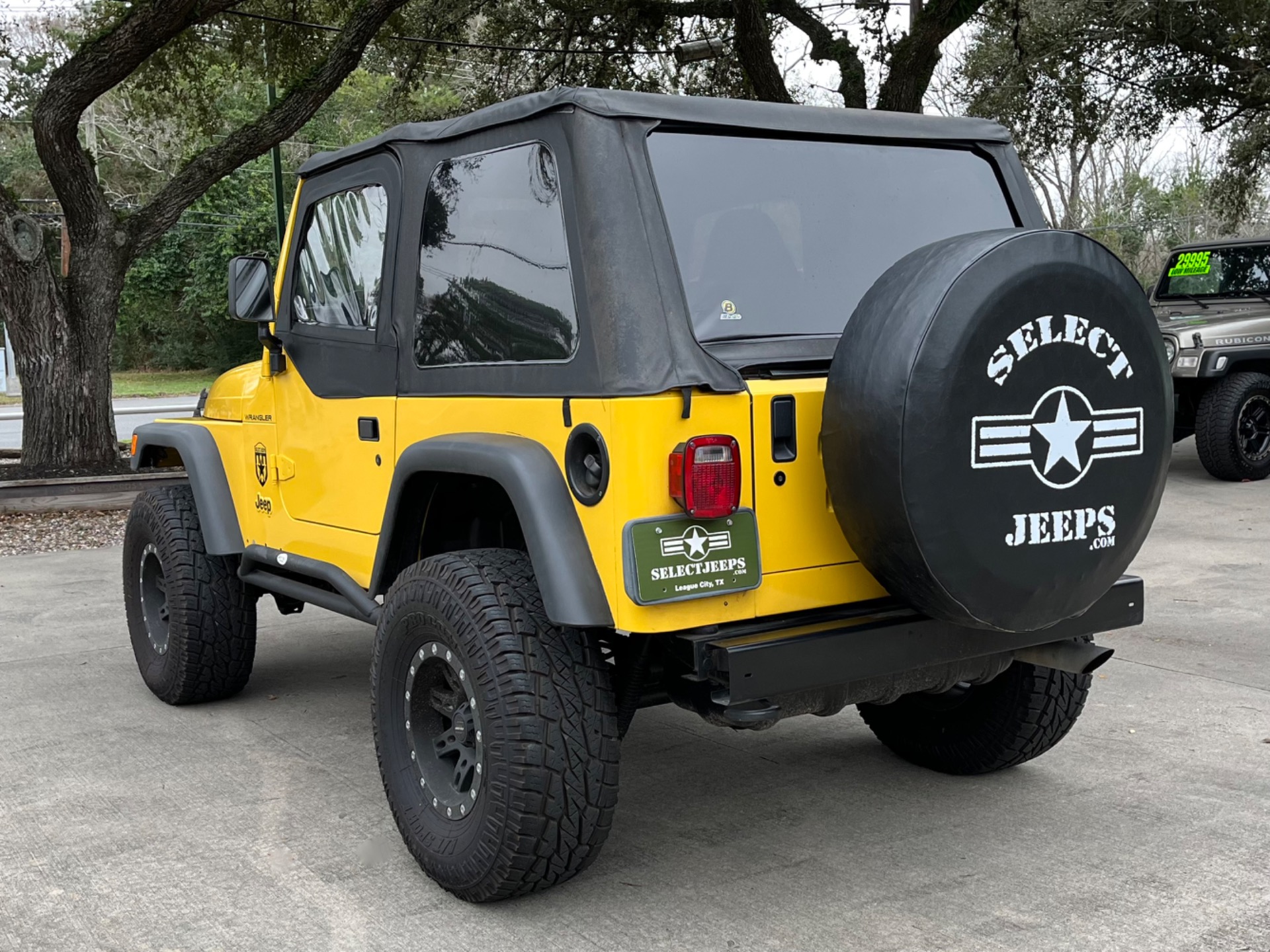 Solar Yellow 2002 Jeep Wrangler Sport