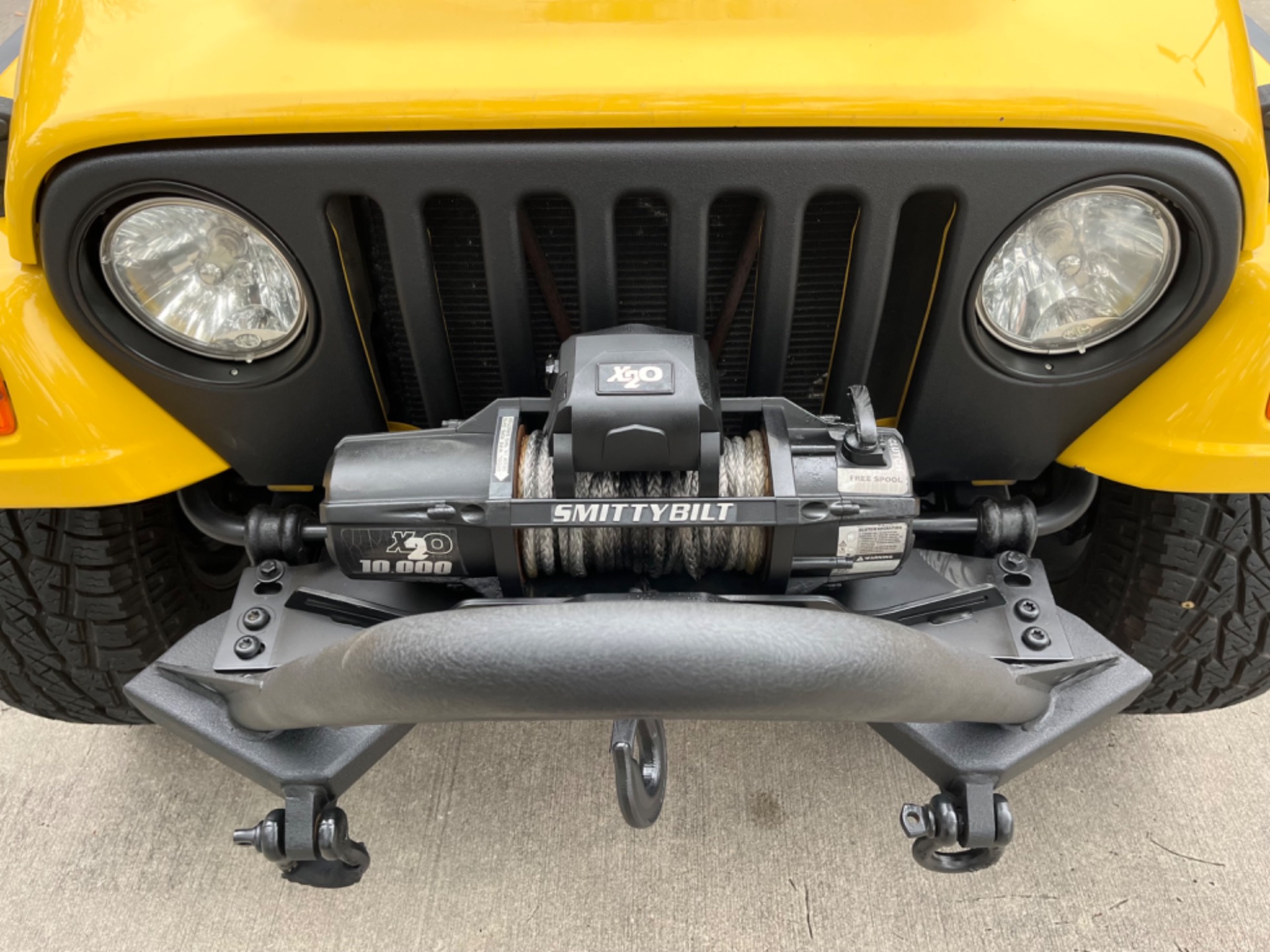 Solar Yellow 2002 Jeep Wrangler Sport