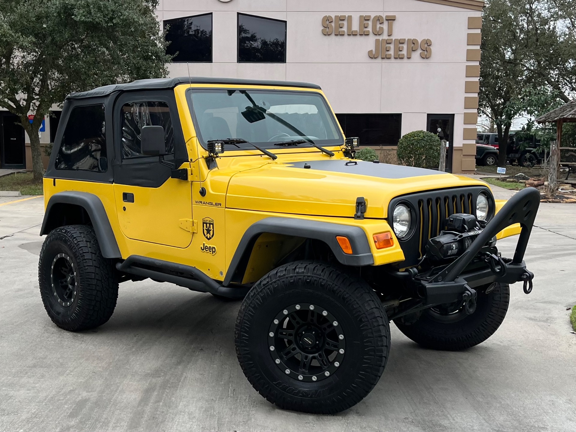 Solar Yellow 2002 Jeep Wrangler Sport