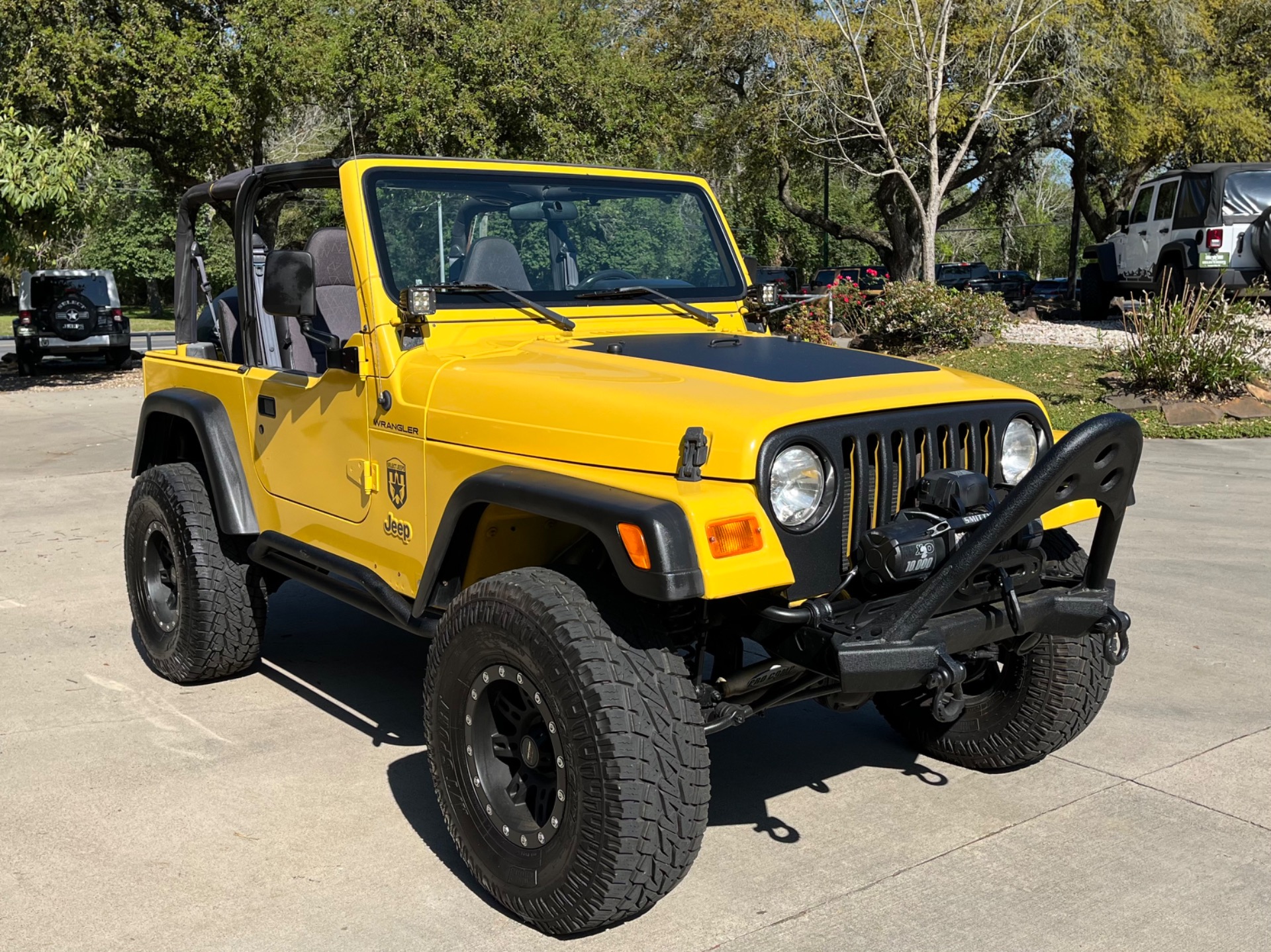 Solar Yellow 2002 Jeep Wrangler Sport - 4