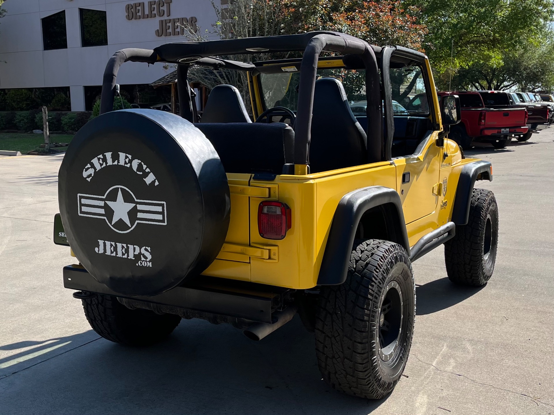 Solar Yellow 2002 Jeep Wrangler Sport