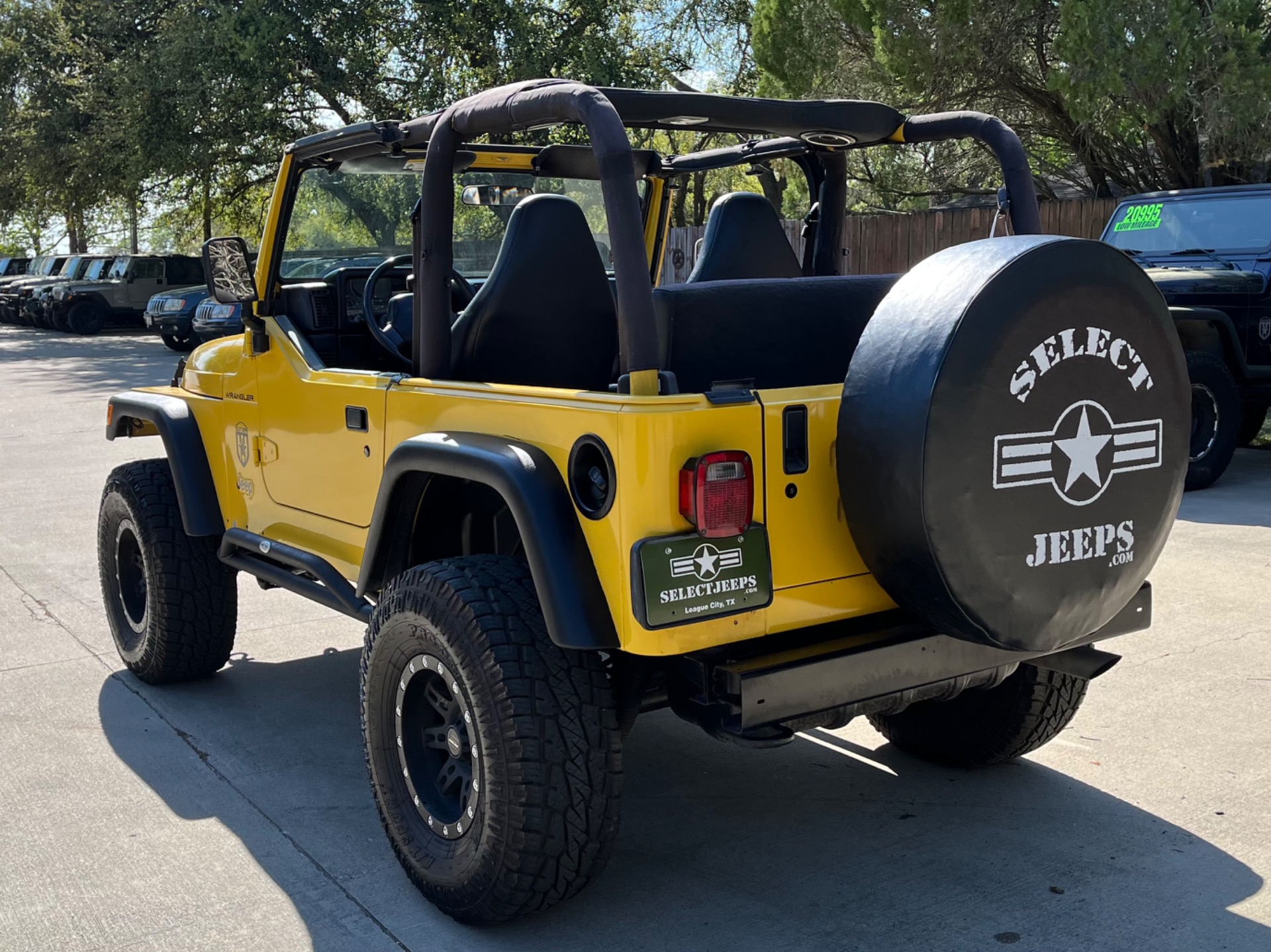 Solar Yellow 2002 Jeep Wrangler Sport