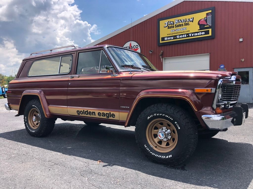 Sold: 1979 Jeep Cherokee (SJ) Golden Eagle