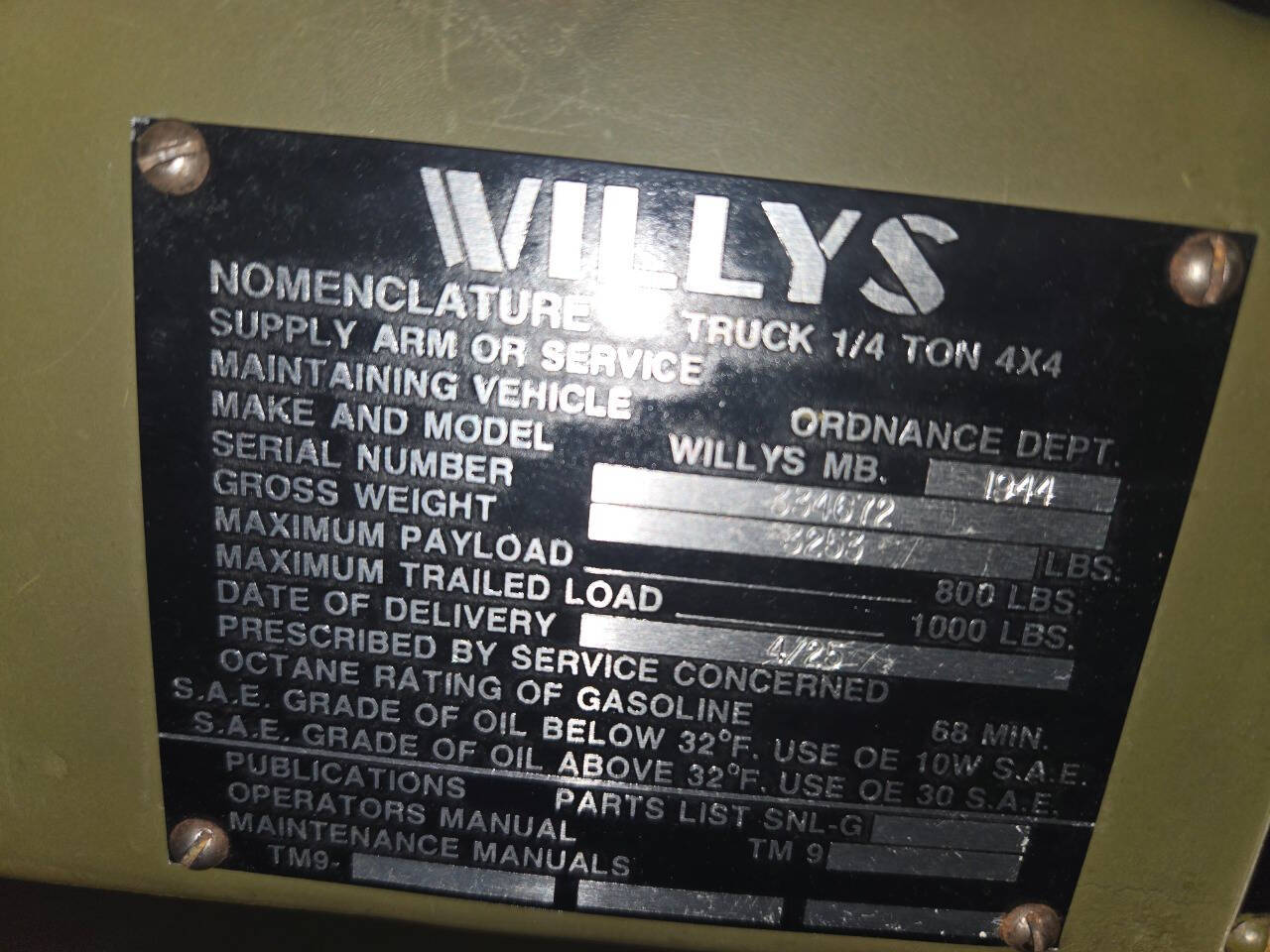 1944 Willys Jeep MB - 4