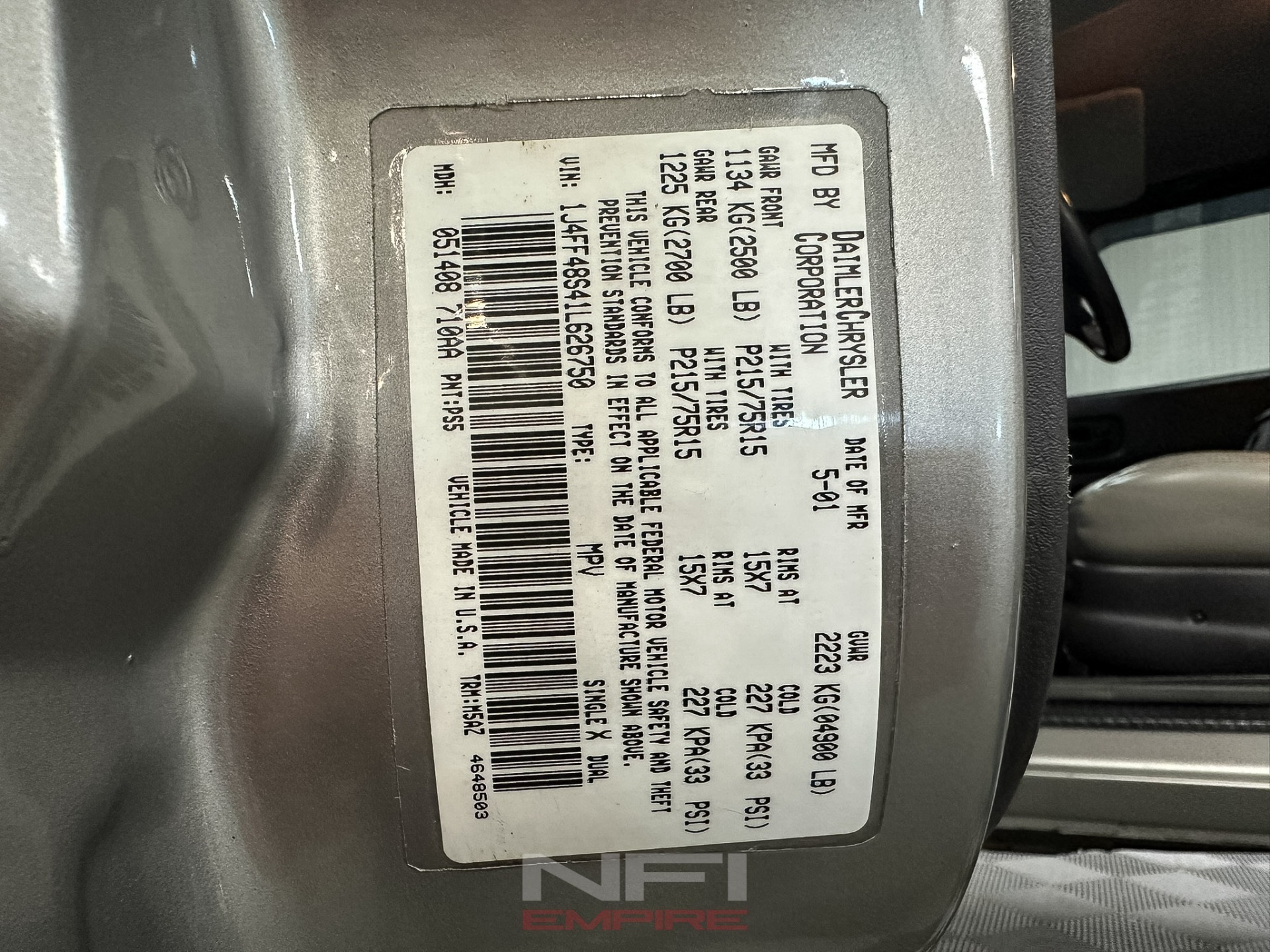 2001 Jeep Cherokee XJ