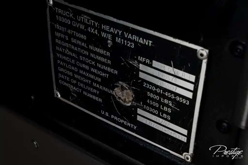 2002 AM General Humvee