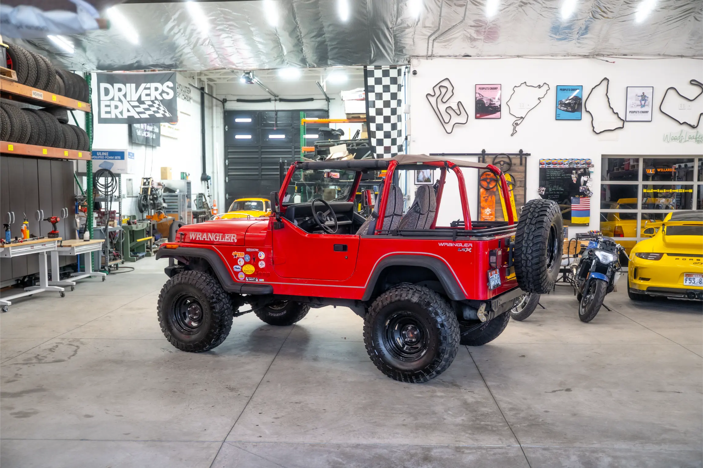 5.3L V8-Powered 1993 Jeep Wrangler S - 2
