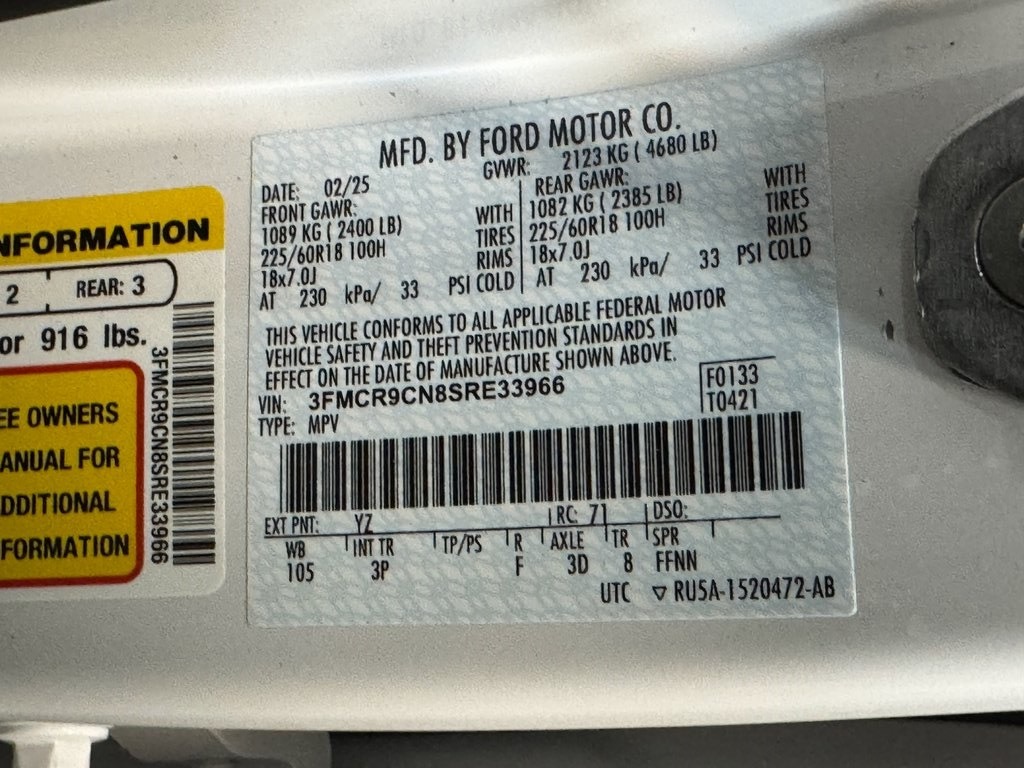 2025 Ford Bronco Sport Outer Banks